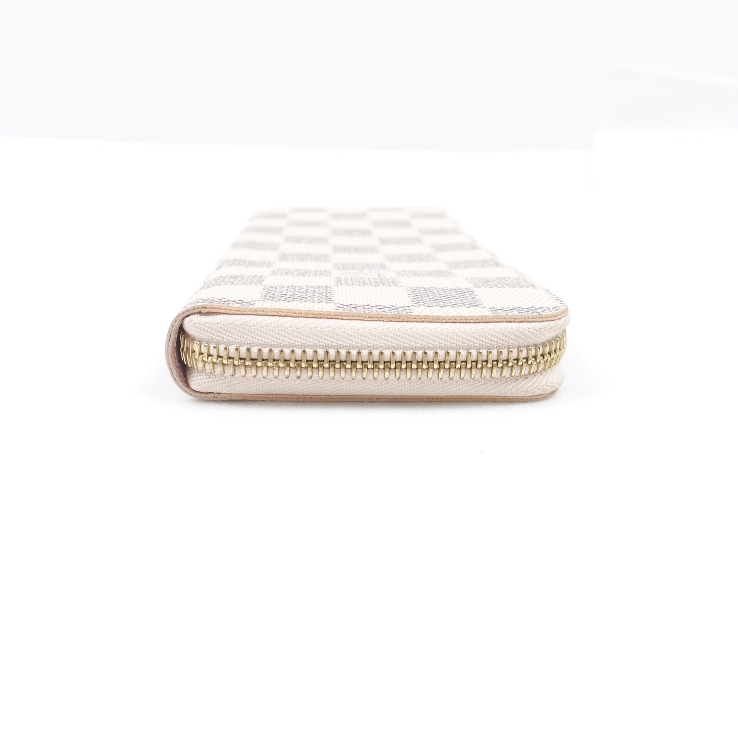 Pre-owned Louis Vuitton Clemence Damier Azur Coated Canvas Long Wallet