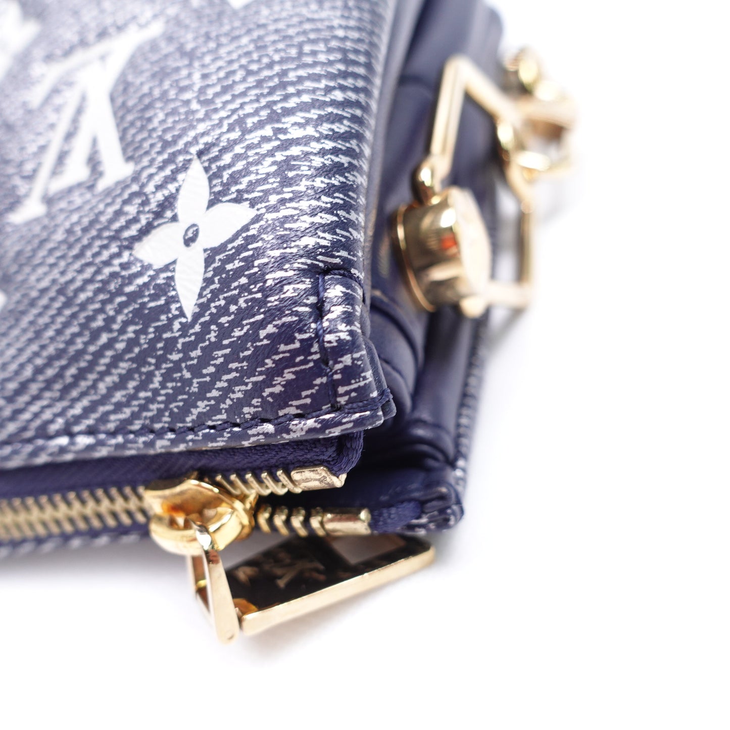 Louis Vuitton Coussin Pm Denim Blue Monogram Coated Canvas Shoulder Bag