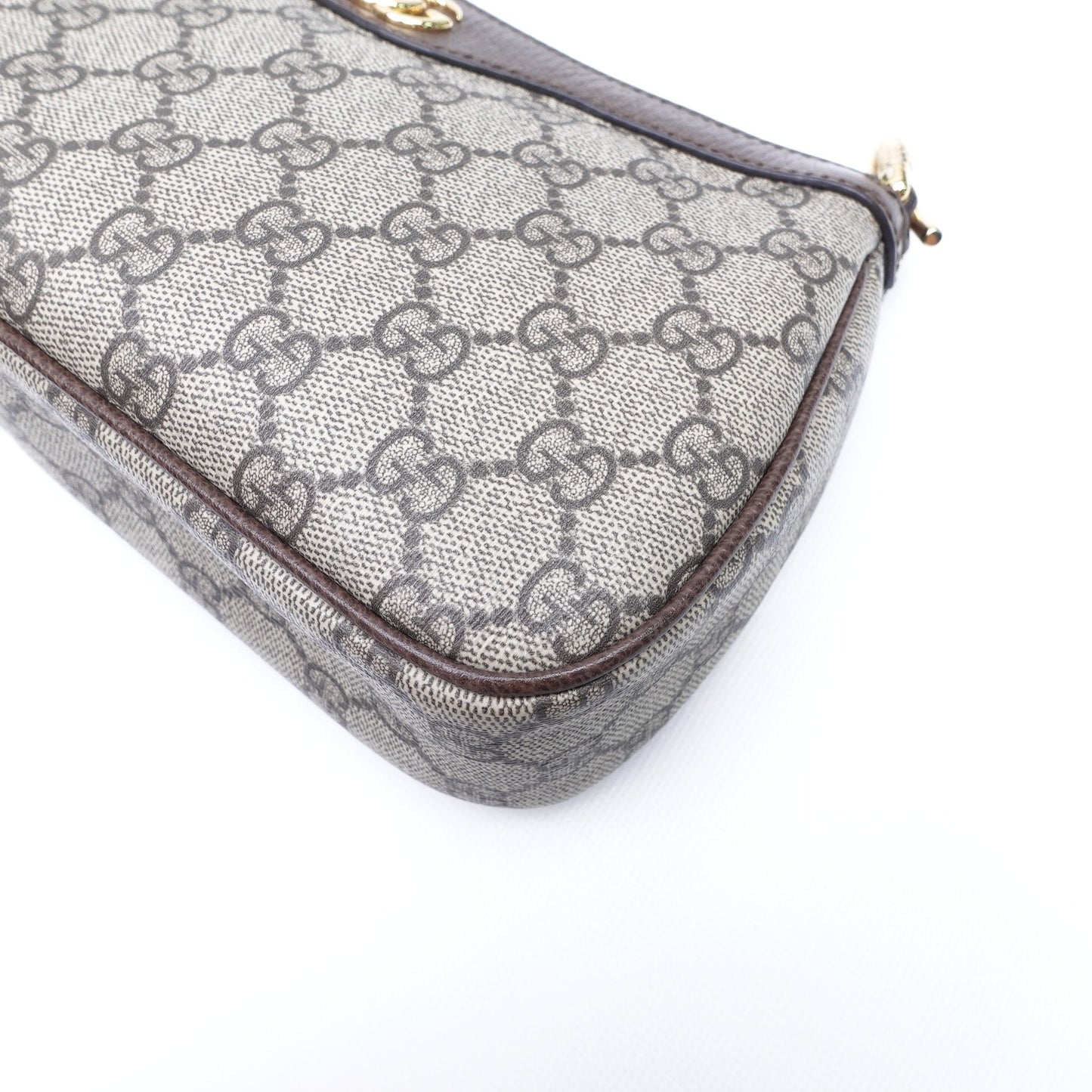 Pre-owned Gucci Ophidia Monogram Coate Canvas Shoulder Bag