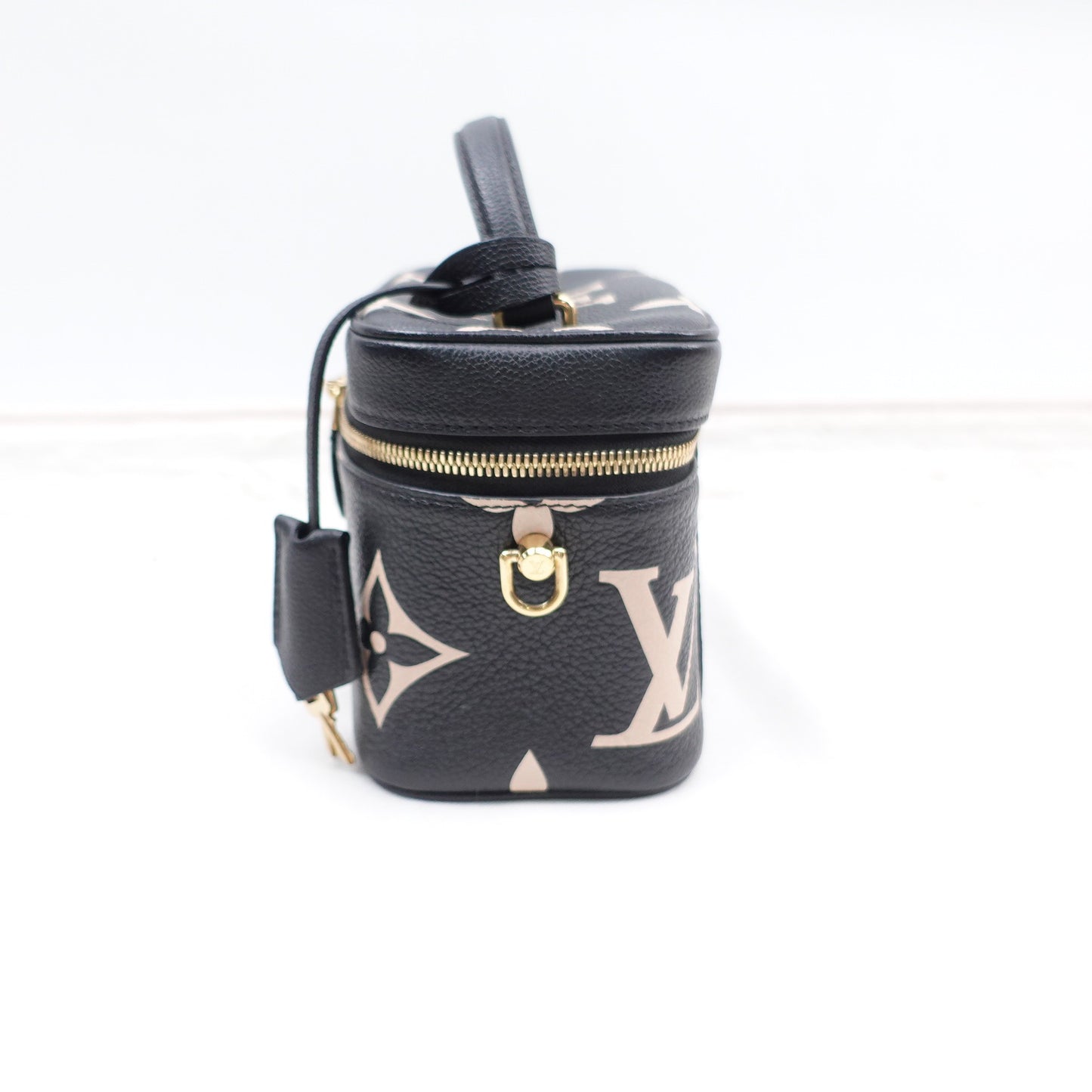 Pre-owned Louis Vuitton Vanity Black Calfskin Vanity Case