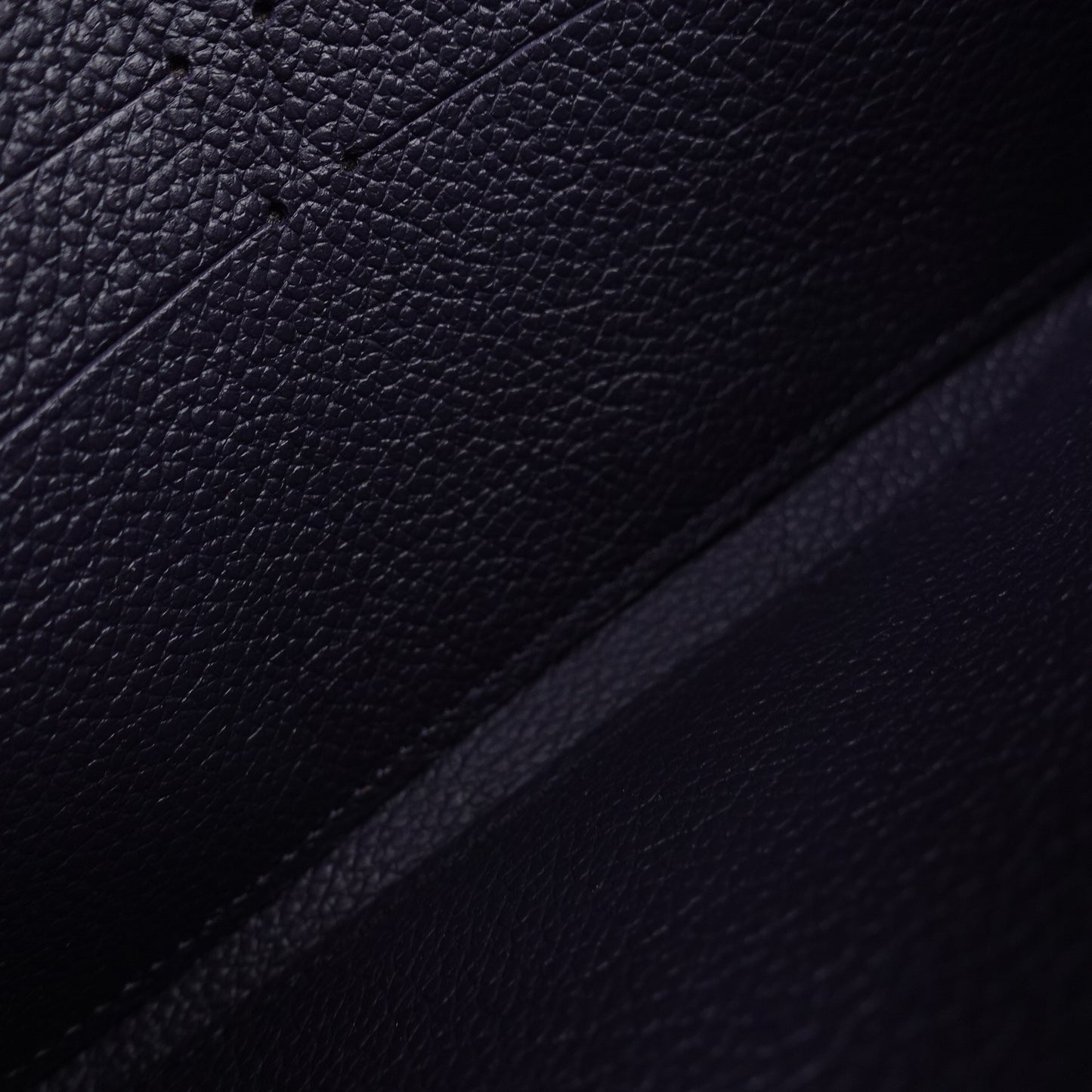 Pre-owned Louis Vuitton Sarah Navy Calfskin Wallet