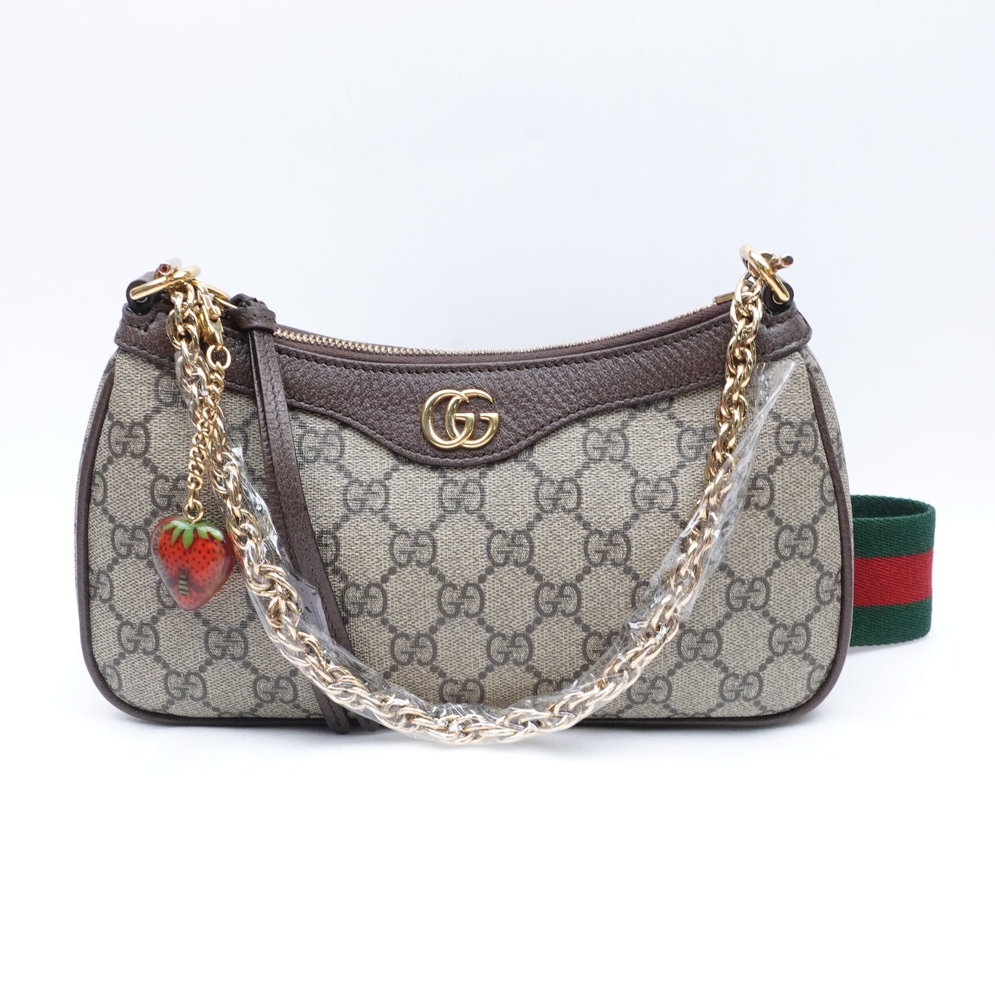 Pre-Owned Gucci Ophidia Monogram Coated Canvas&Calfskin Shoulder Bag