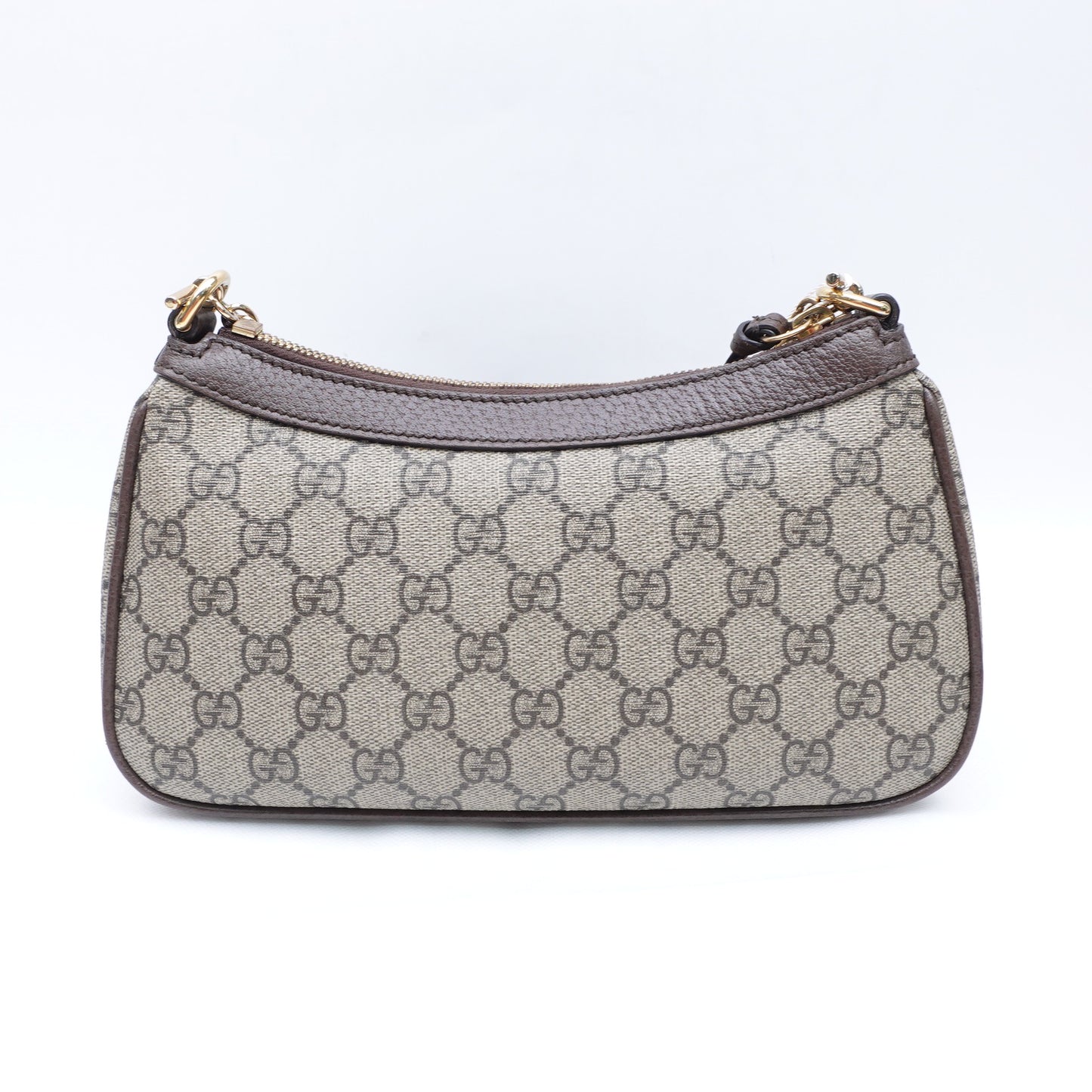 Pre-Owned Gucci Ophidia Monogram Coated Canvas&Calfskin Shoulder Bag