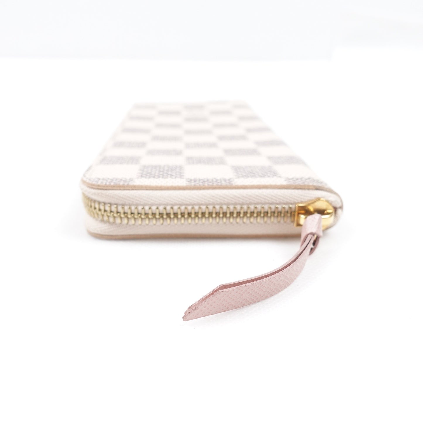 Pre-owned Louis Vuitton Clemence Damier Azur Coated Canvas Long Wallet