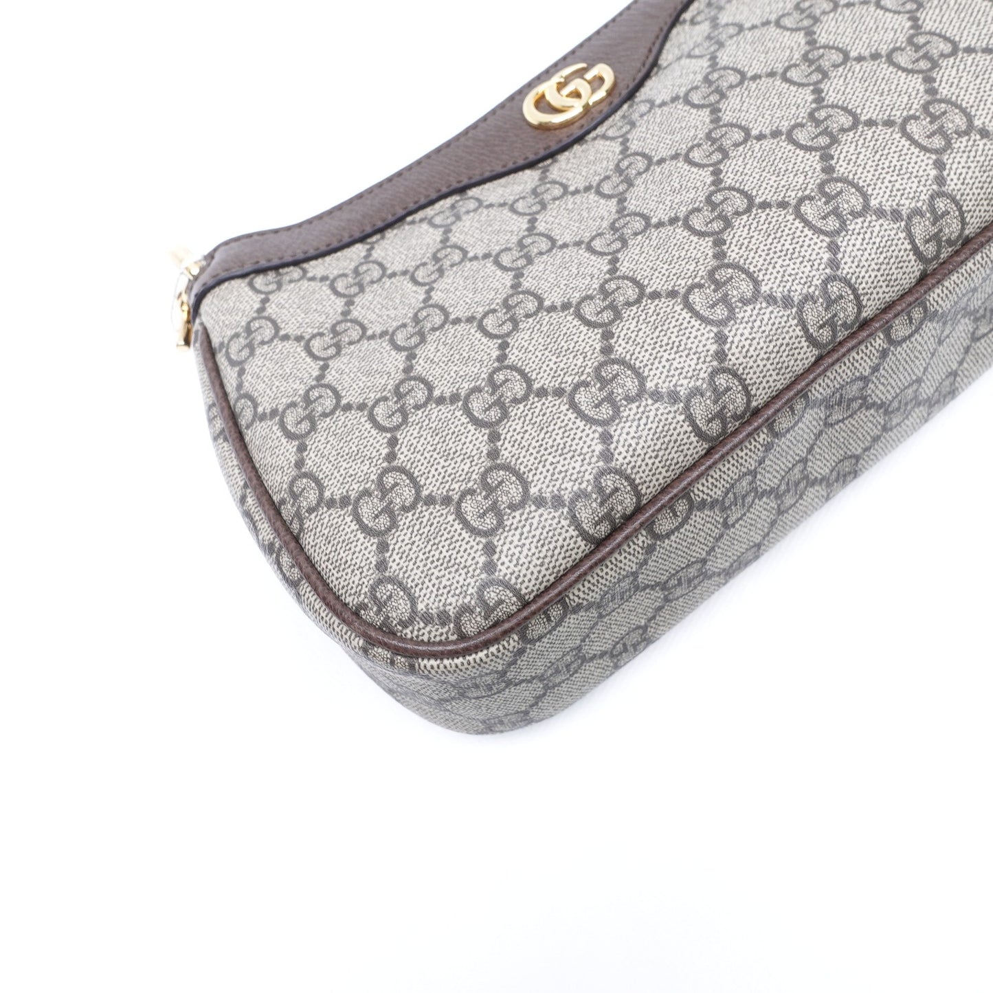 Pre-owned Gucci Ophidia Monogram Coate Canvas Shoulder Bag