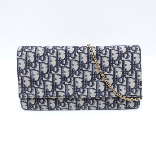 Pre-owned Dior Blue Canvas Shoulder Bag