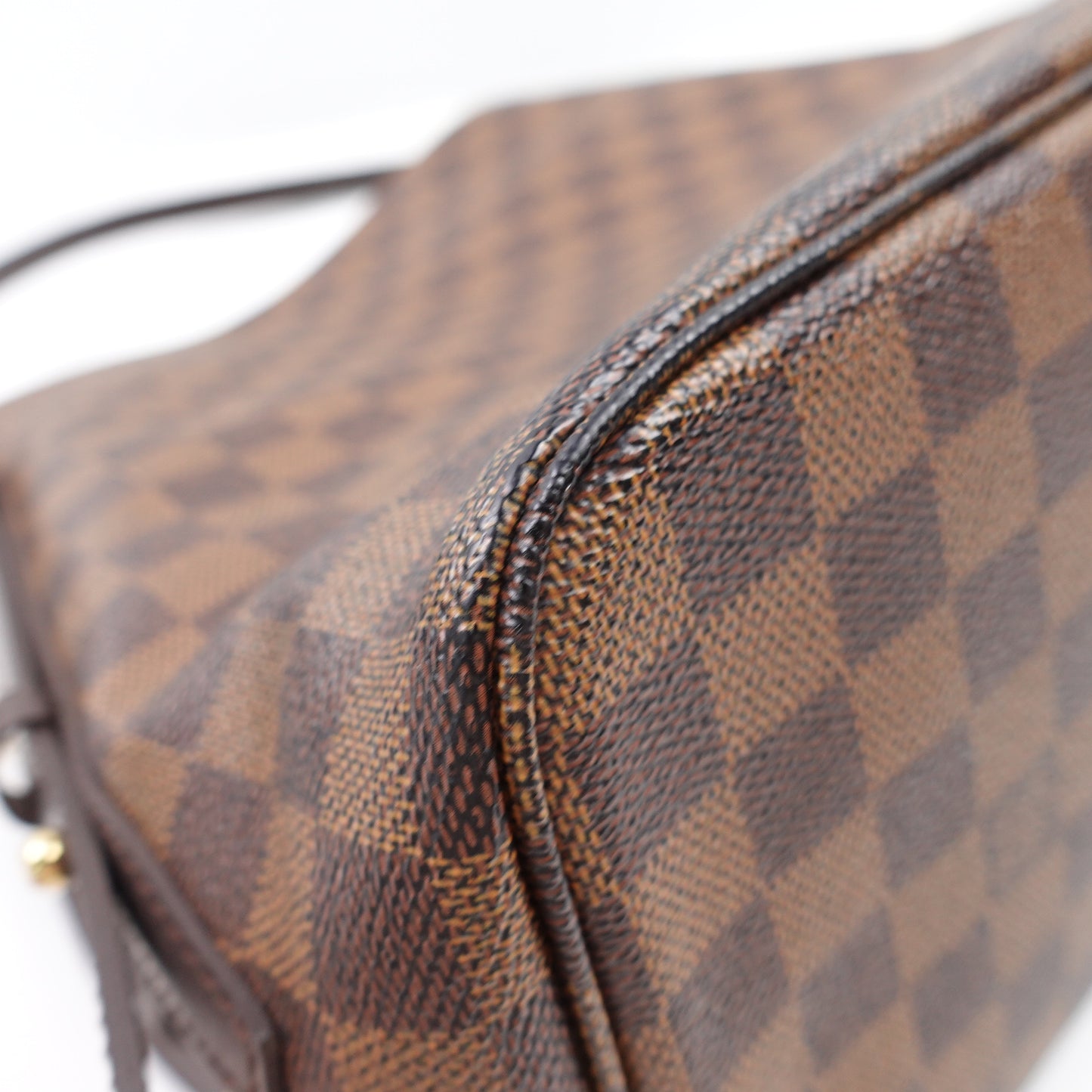 Pre-own Louis Vuitton Rivington Damier Ebene Coated Canvas Tote