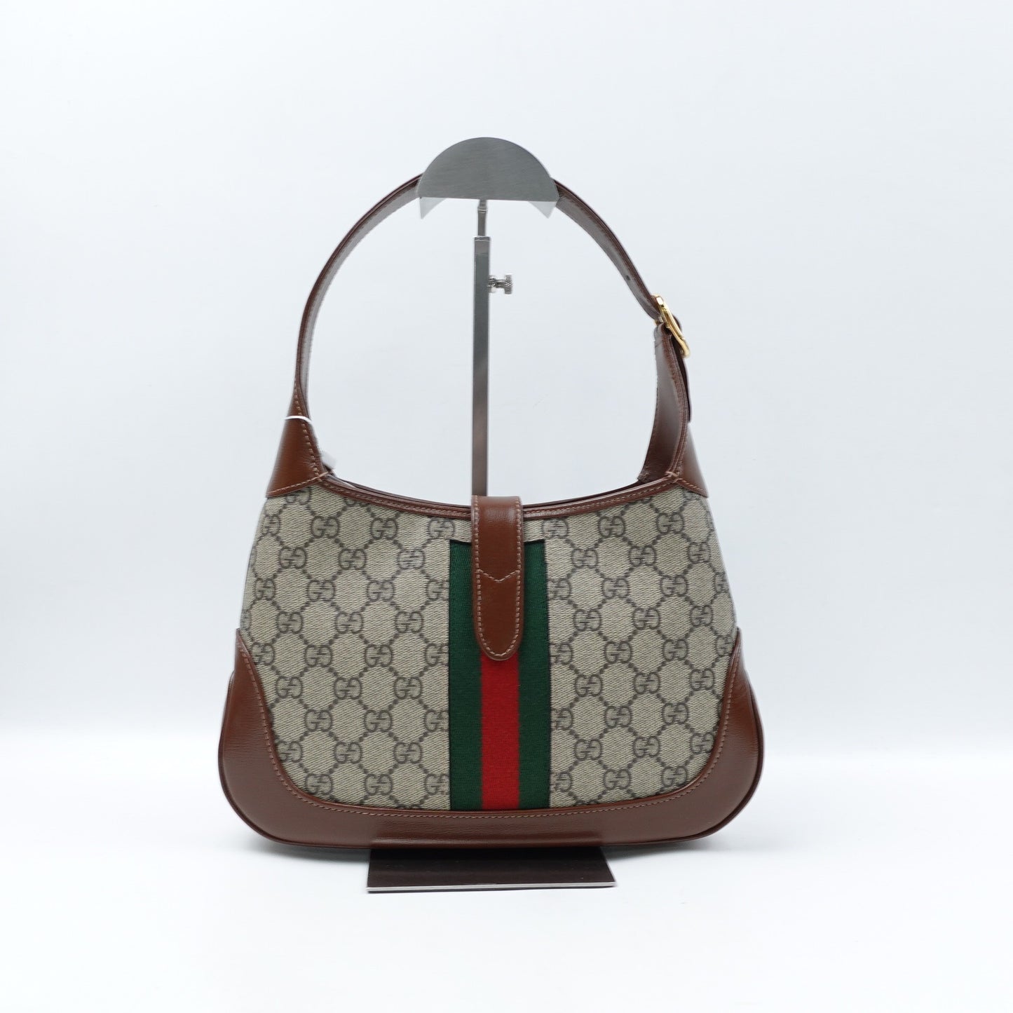 Pre-owned Gucci Jackie 1961 Monogram Coated Canvas Hobo T10312826
