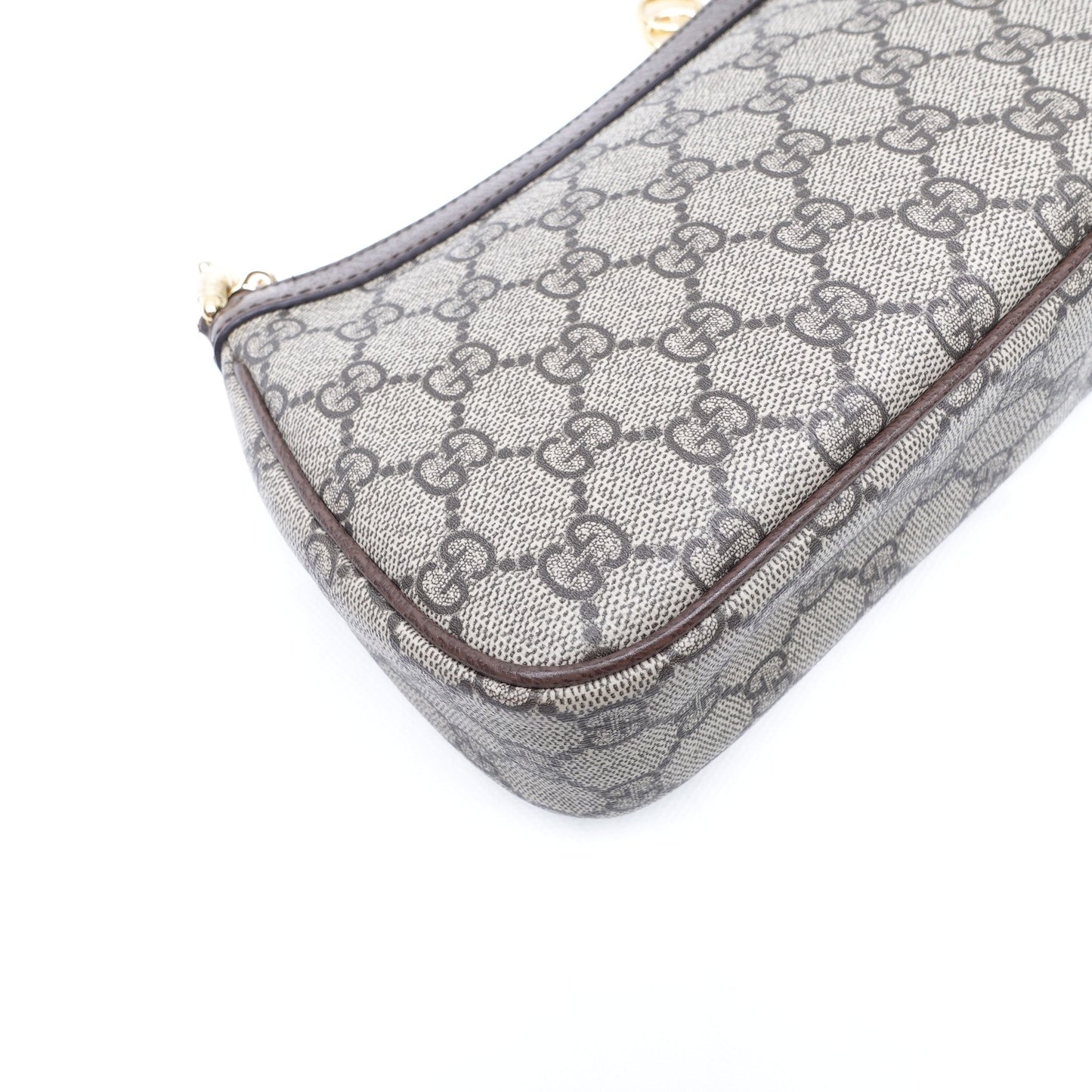 Pre-owned Gucci Ophidia Monogram Coate Canvas Shoulder Bag