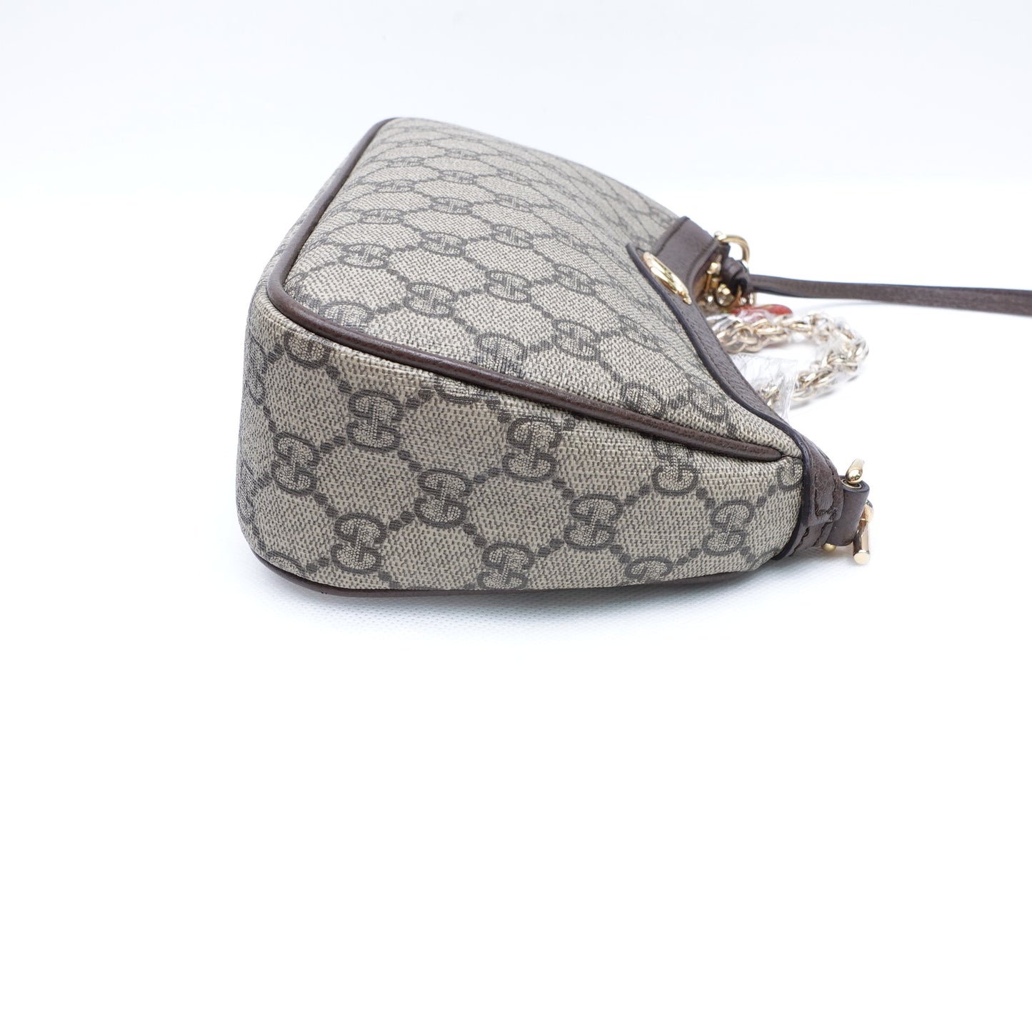 Pre-Owned Gucci Ophidia Monogram Coated Canvas&Calfskin Shoulder Bag