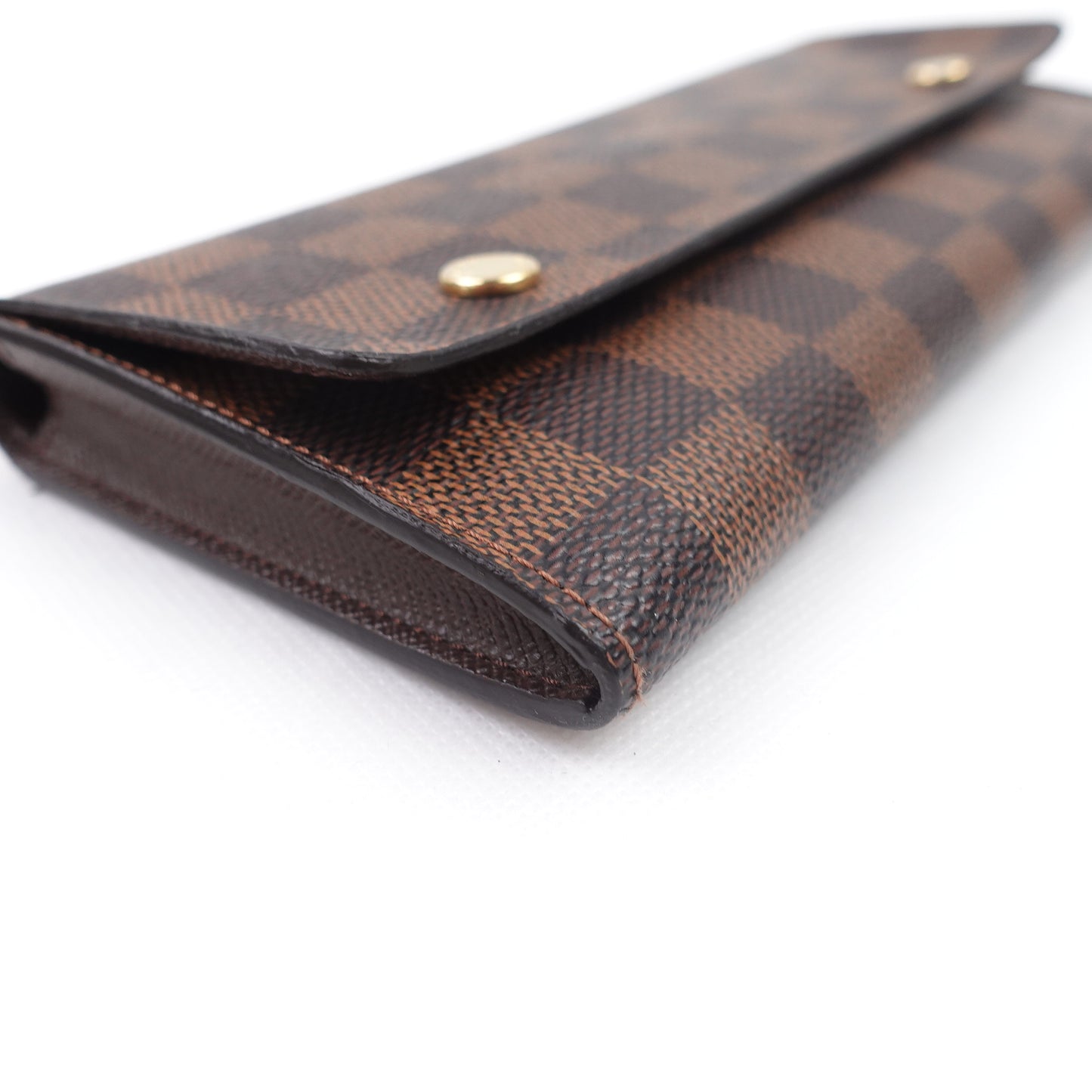 Pre-owned Louis Vuitton 3 In 1 Damier Ebene Wallet