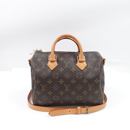 Pre-owned Louis Vuitton Speedy 25 Monogram Coated Canvas Shoulder Bag