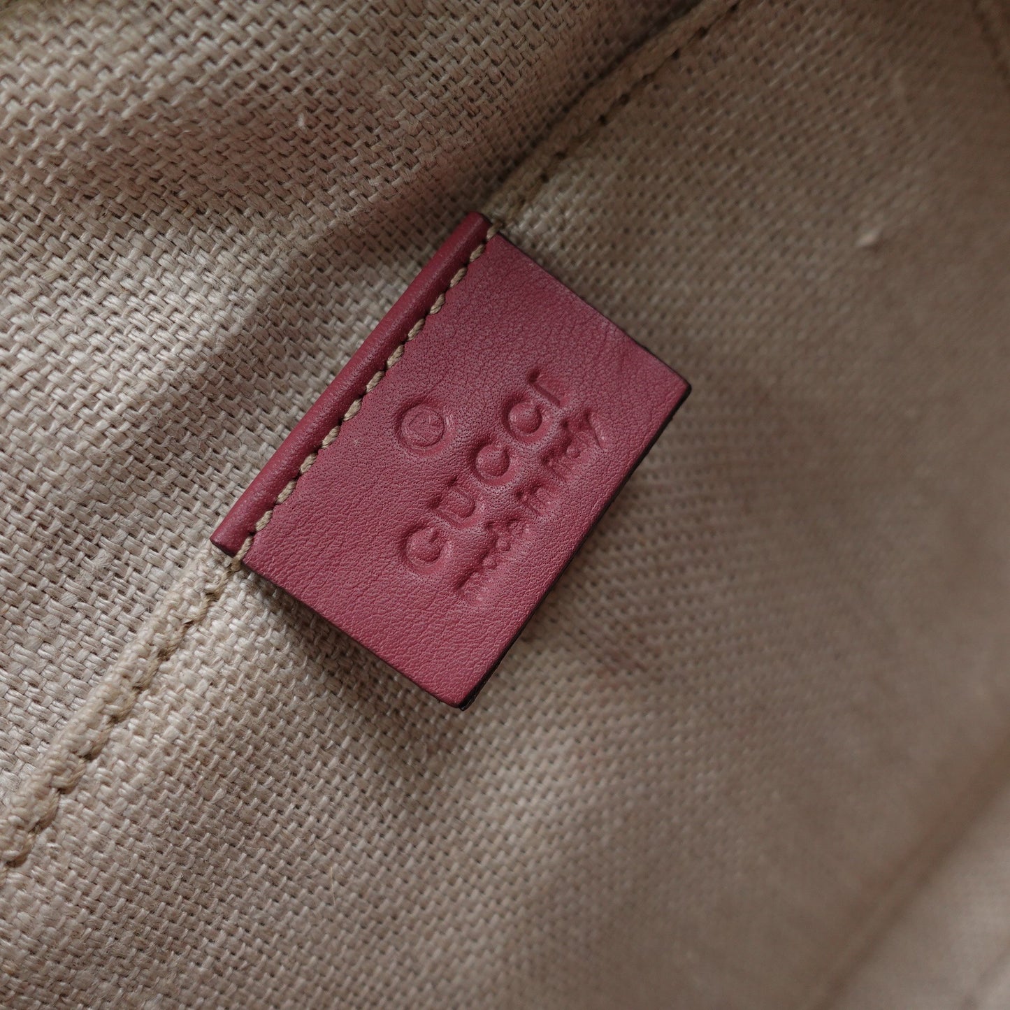 Pre-owned Gucci GG Brown Coated Canvas Shoulder Bag