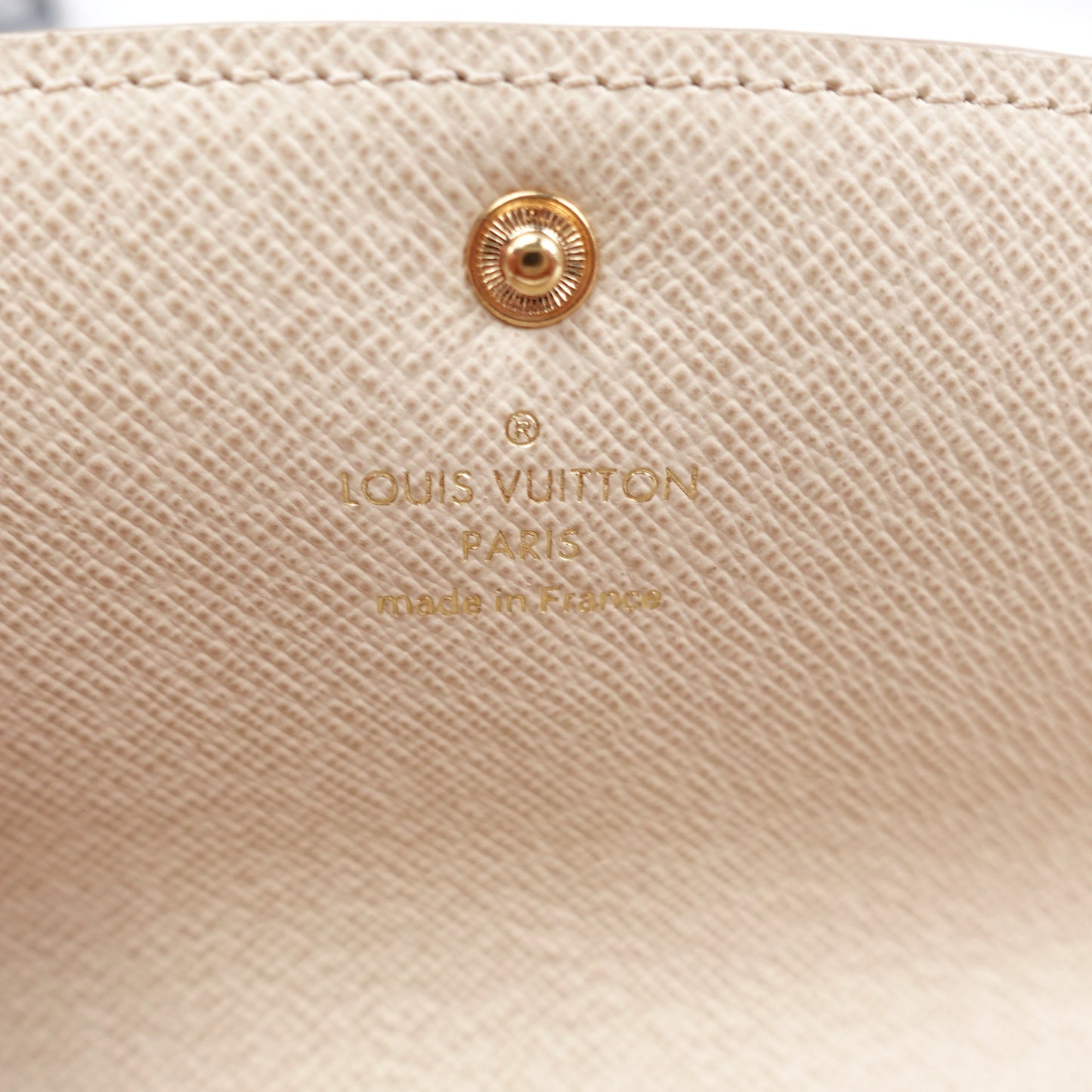 Pre-owned Louis Vuitton Emilie Damier Azur Coated Canvas Wallet