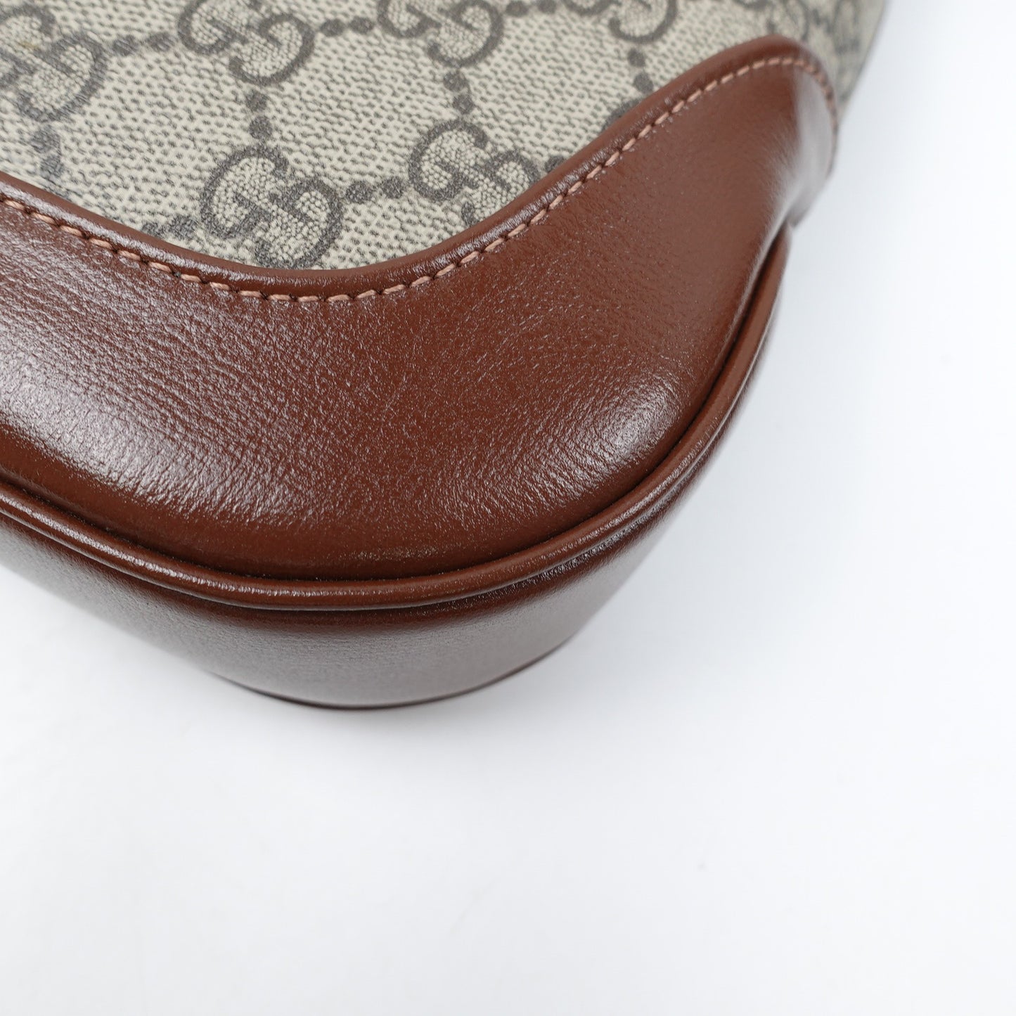 Pre-owned Gucci Jackie 1961 Monogram Coated Canvas Hobo T10312826