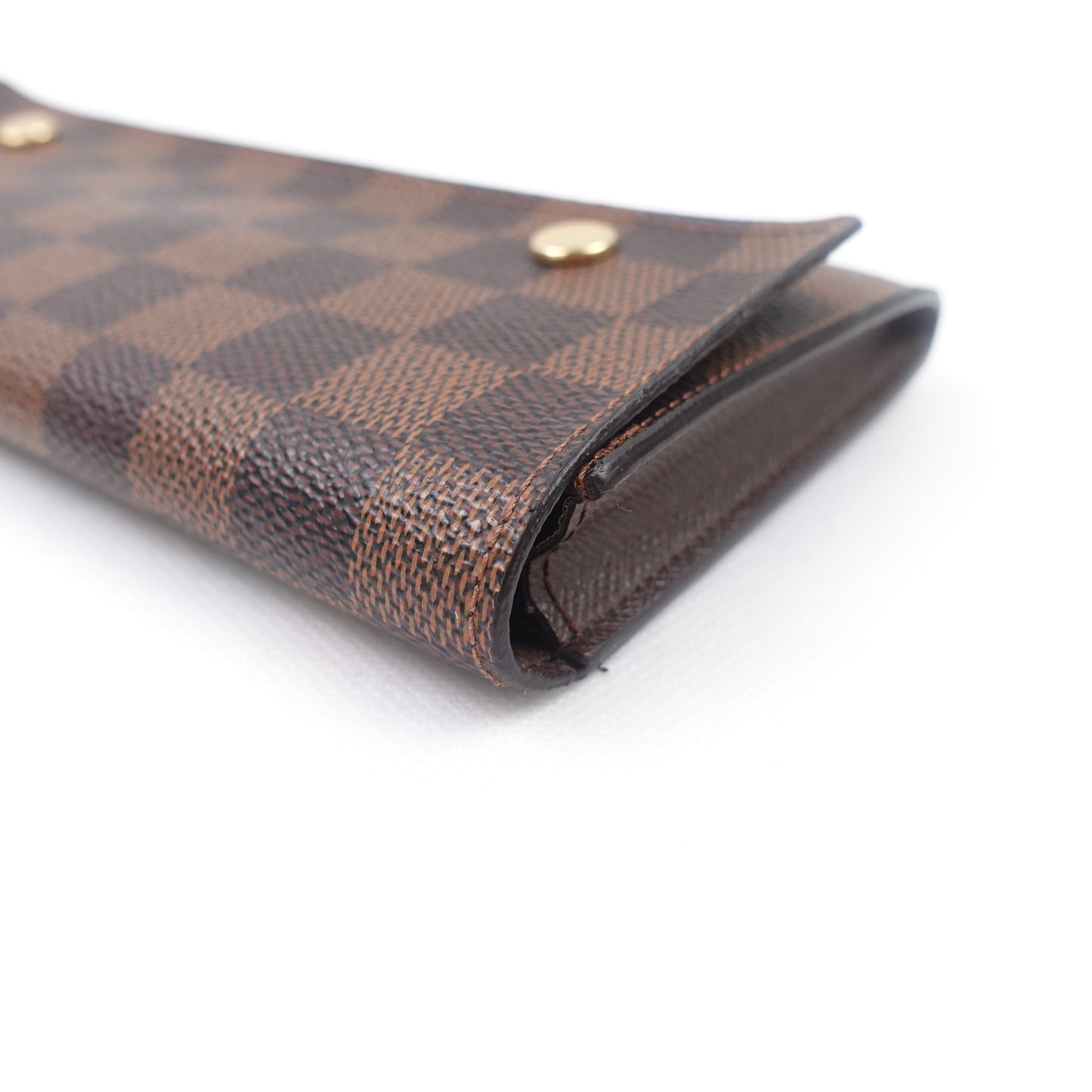 Pre-owned Louis Vuitton 3 In 1 Damier Ebene Wallet