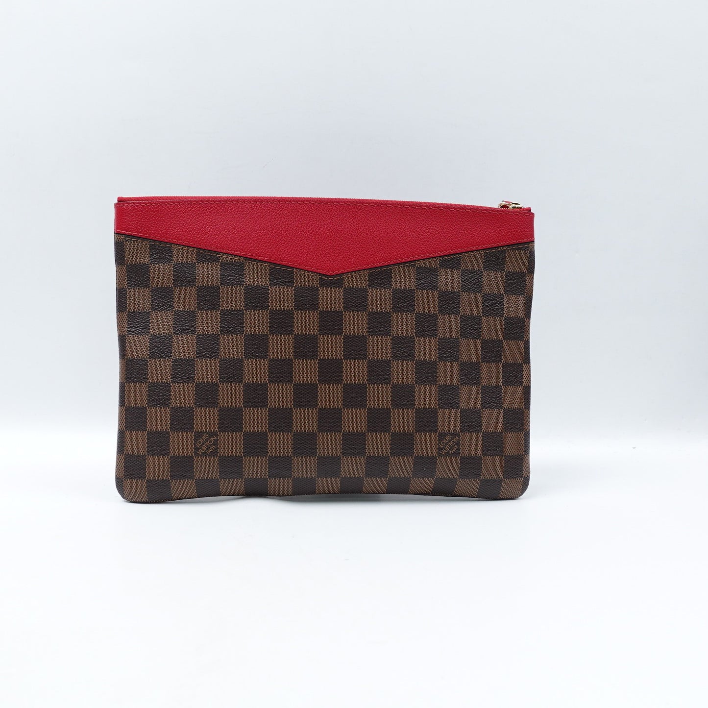 Pre-owned Louis Vuiiton Daily Damier Ebene Coated Canvas Clutch