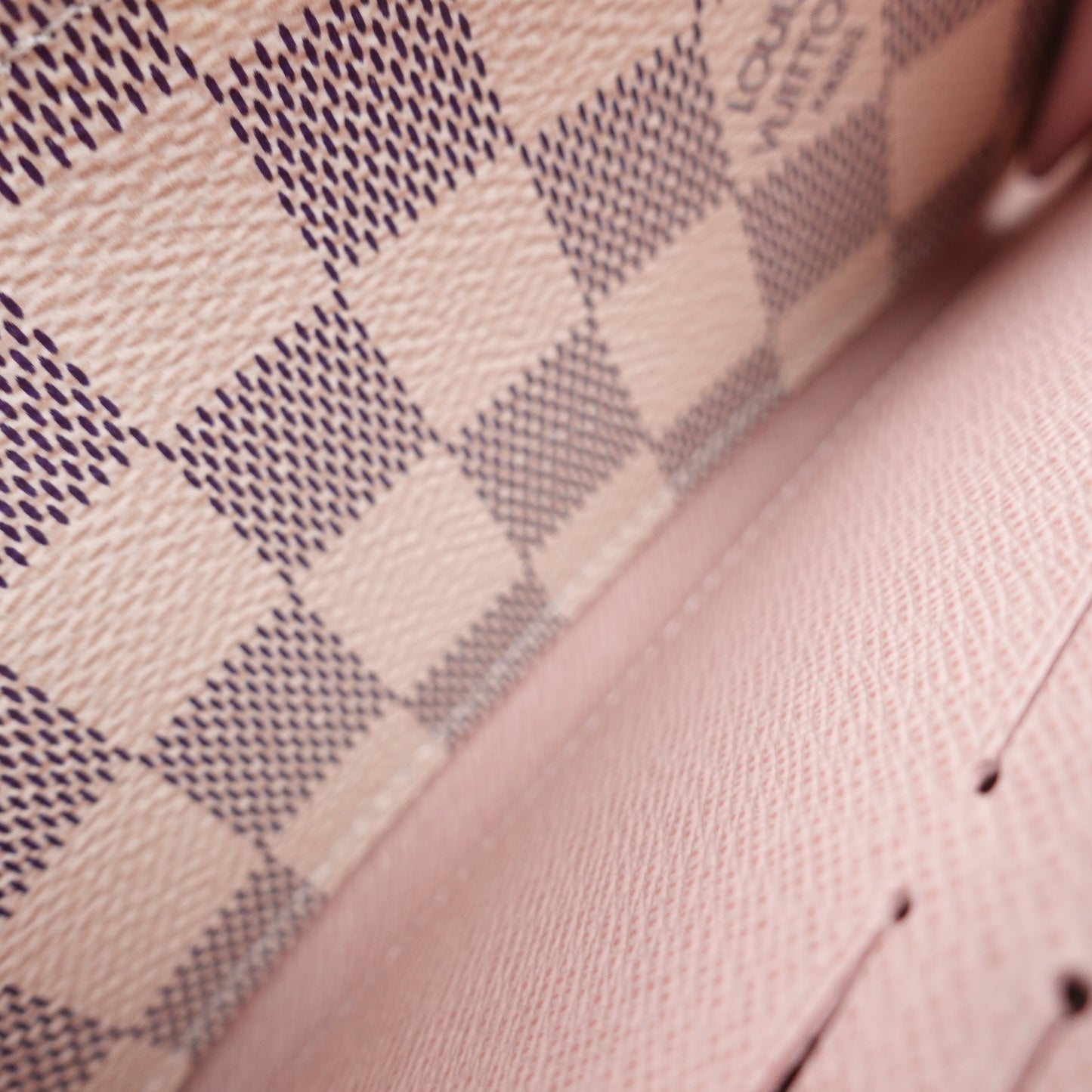 Pre-owned Louis Vuitton Clemence Damier Azur Coated Canvas Long Wallet