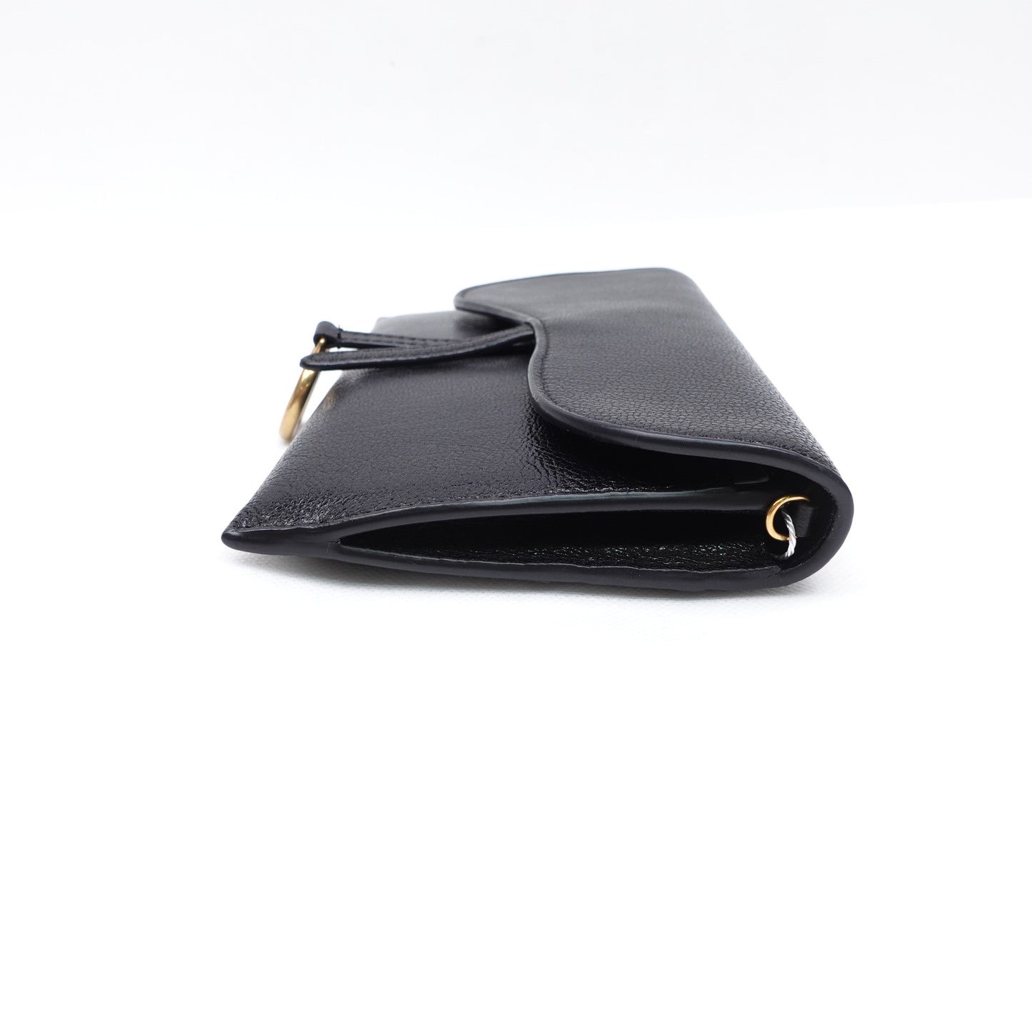 Pre-owned Christian Dior Saddle Black Calfskin Shoulder Bag