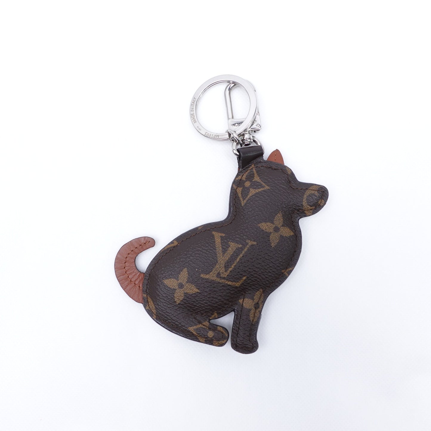 Pre-owned Louis Vuitton Monogram Dog Coated Canvas Bag Charm