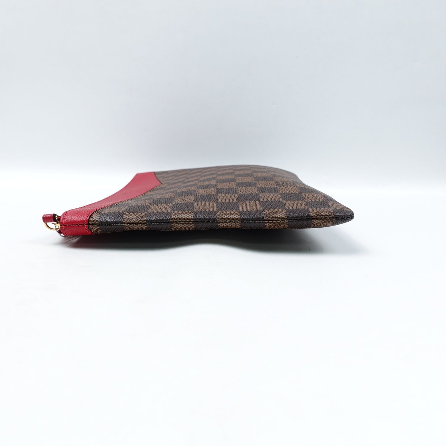 Pre-owned Louis Vuiiton Daily Damier Ebene Coated Canvas Clutch