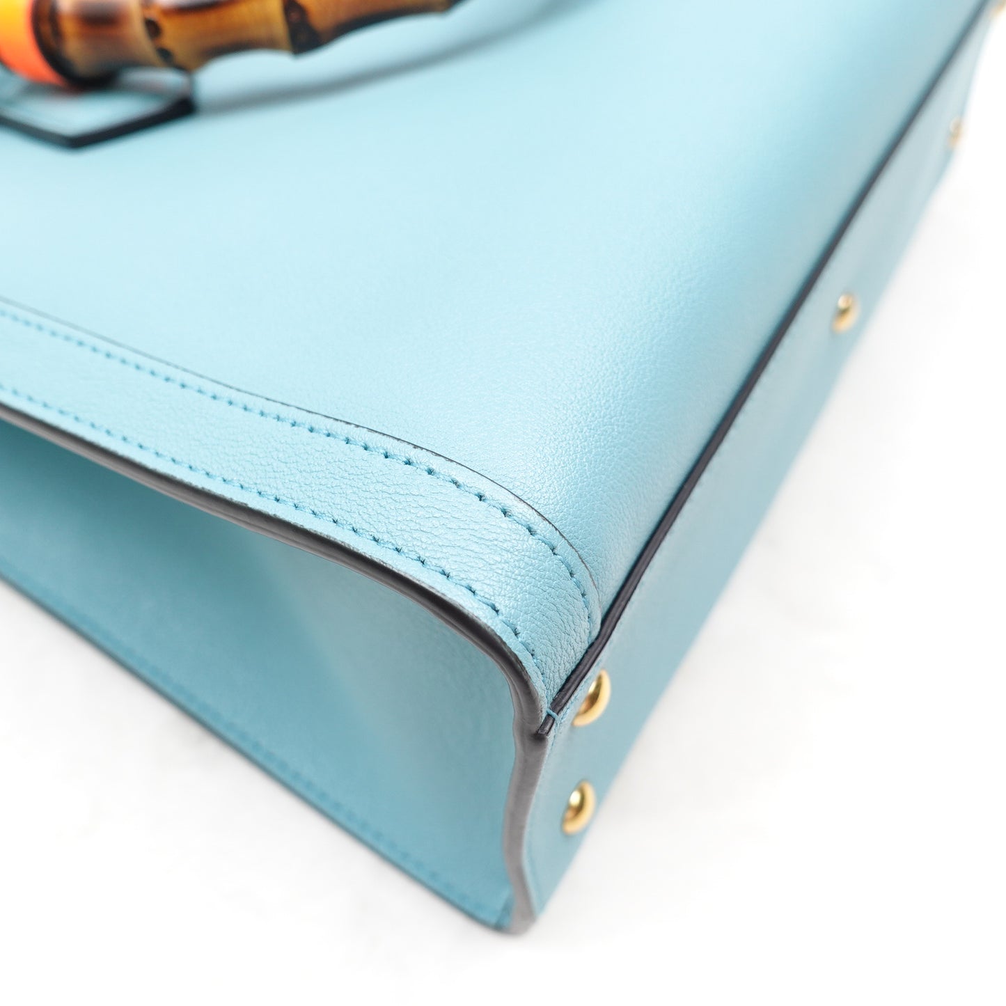 Pre-owned Gucci Diana Mint Green Calfskin Shoulder Bag