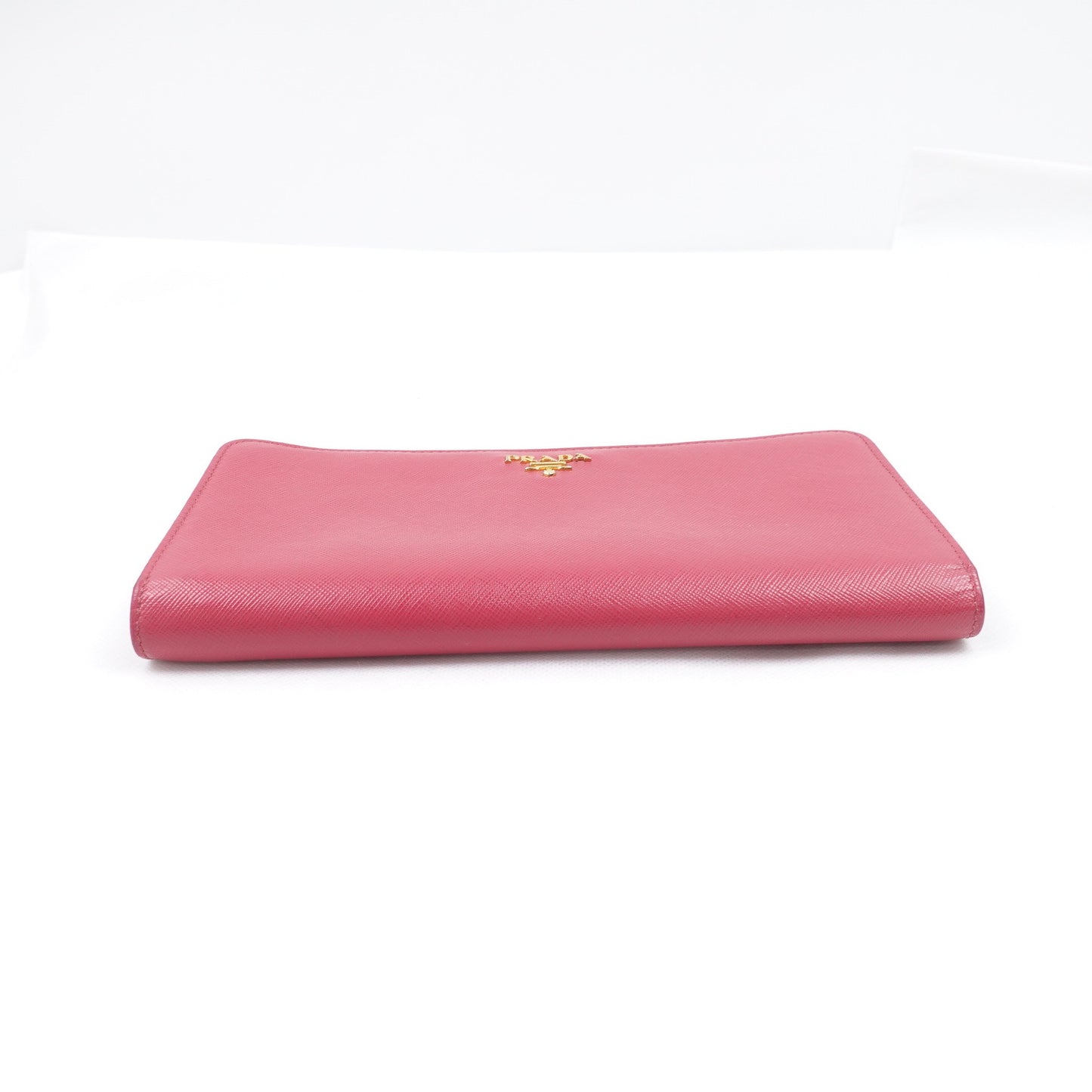Pre-owned Prada PInk Calfskin Wallet T10314129