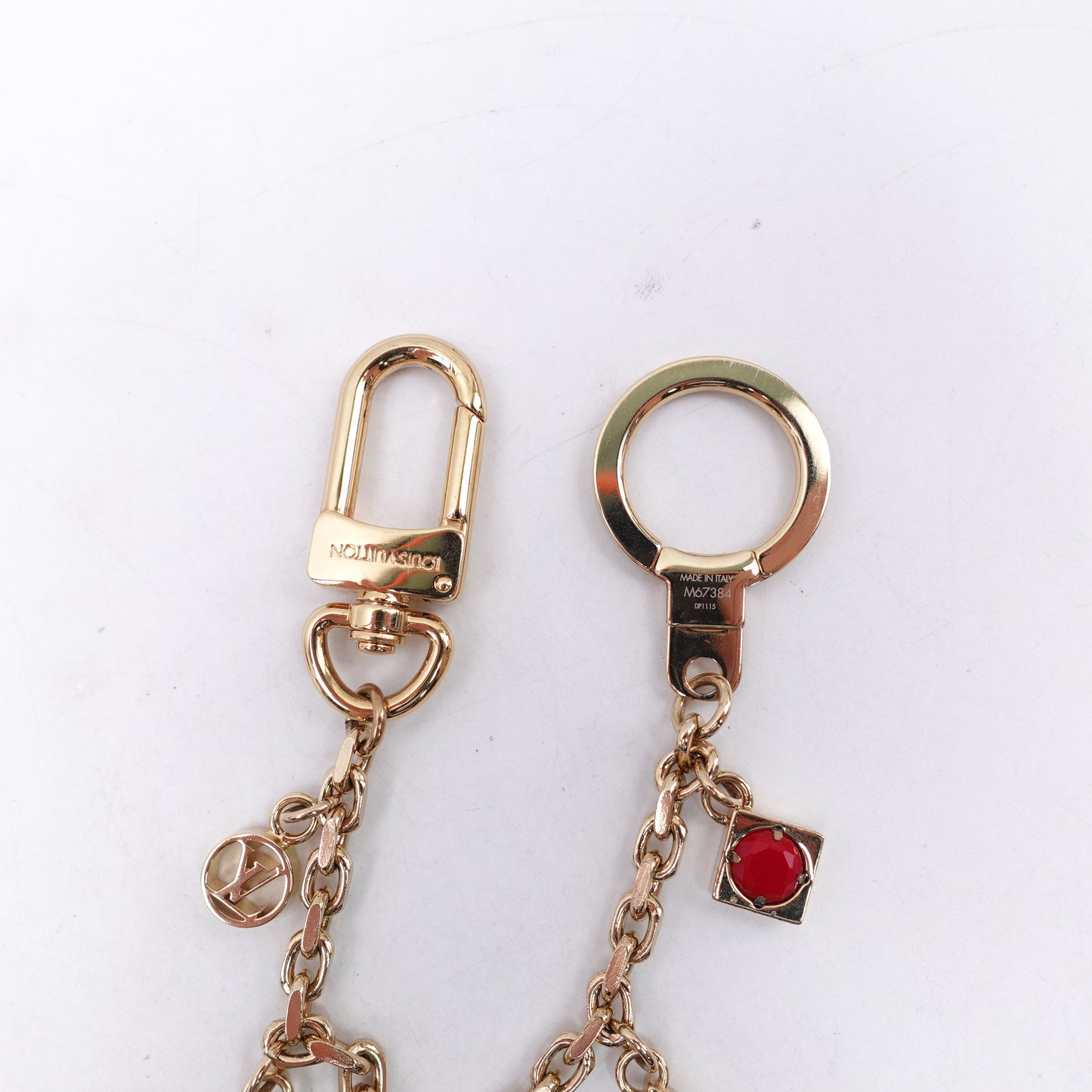 Pre-owned Gold-tone Metal Bag Charm