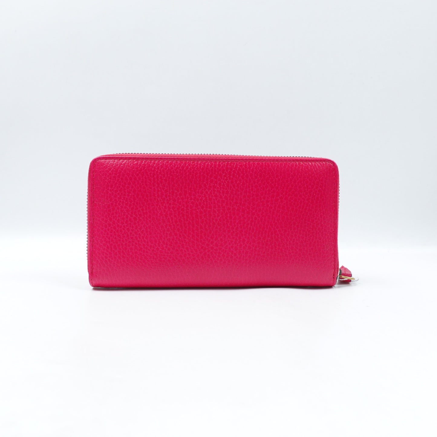 Pre-owned Gucci Pink Calfskin Long Wallet