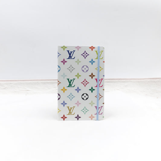 Pre-owned Louis Vuitton White Multicolor Notebook