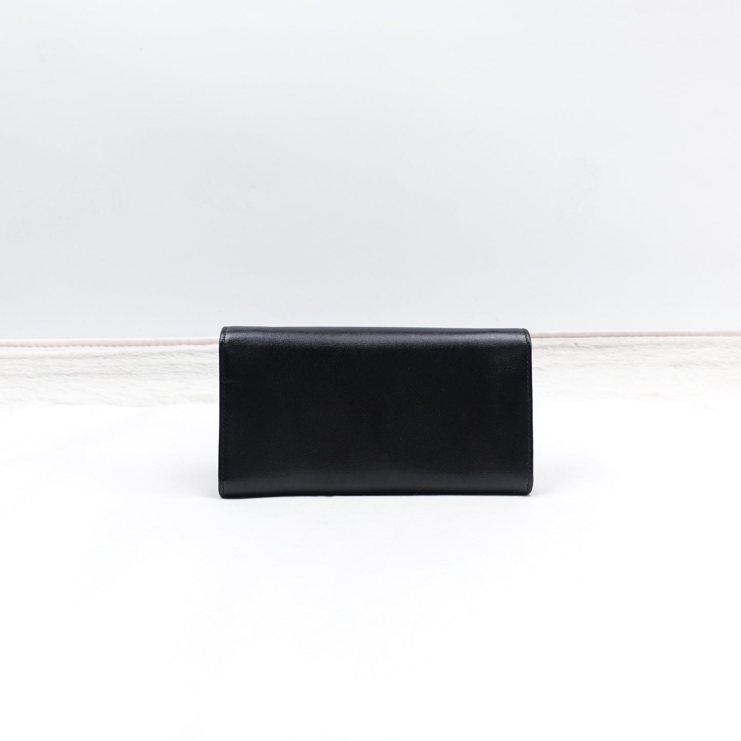 Pre-owned Gucci Horsebit 1955 WOC Black Calfskin Shoulder Bag