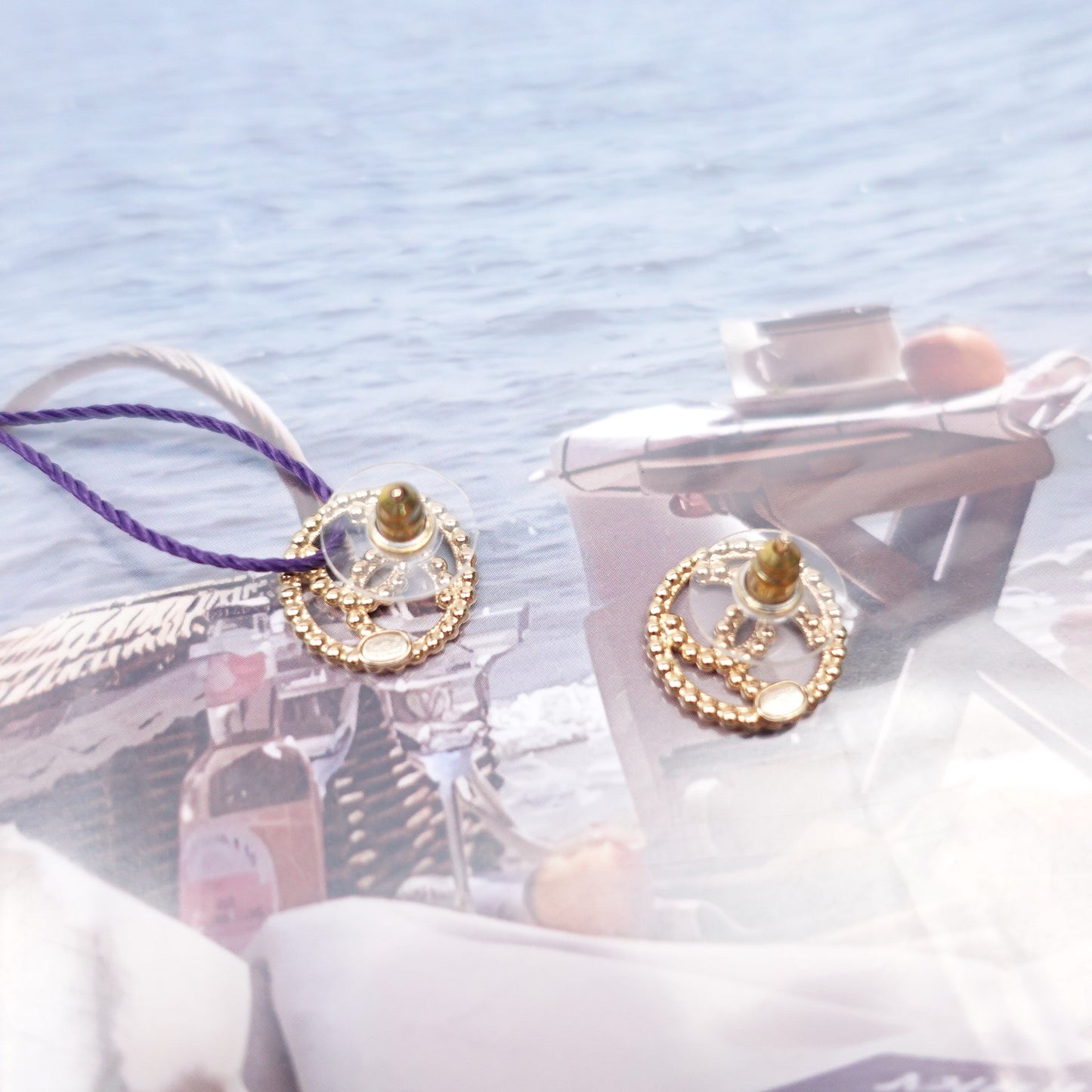 Pre-owned Chanel Gold Metal Earrings