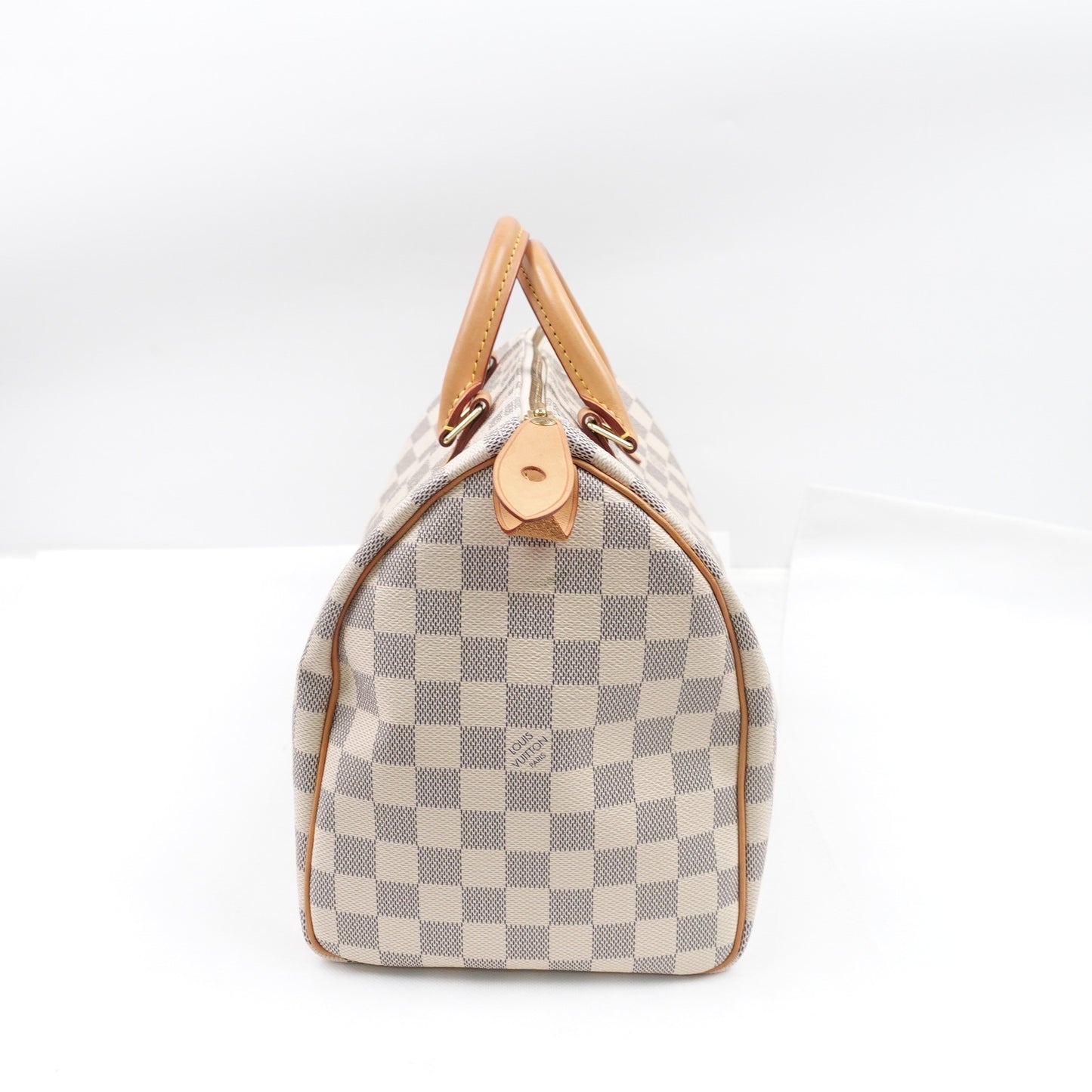 Pre-owned Louis Vuitton Speedy 30 Damier Azur Coated Canvas Handbag