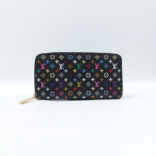 Pre-Owned Louis Vuitton Multicolored Murakami Nor Zippy Wallet