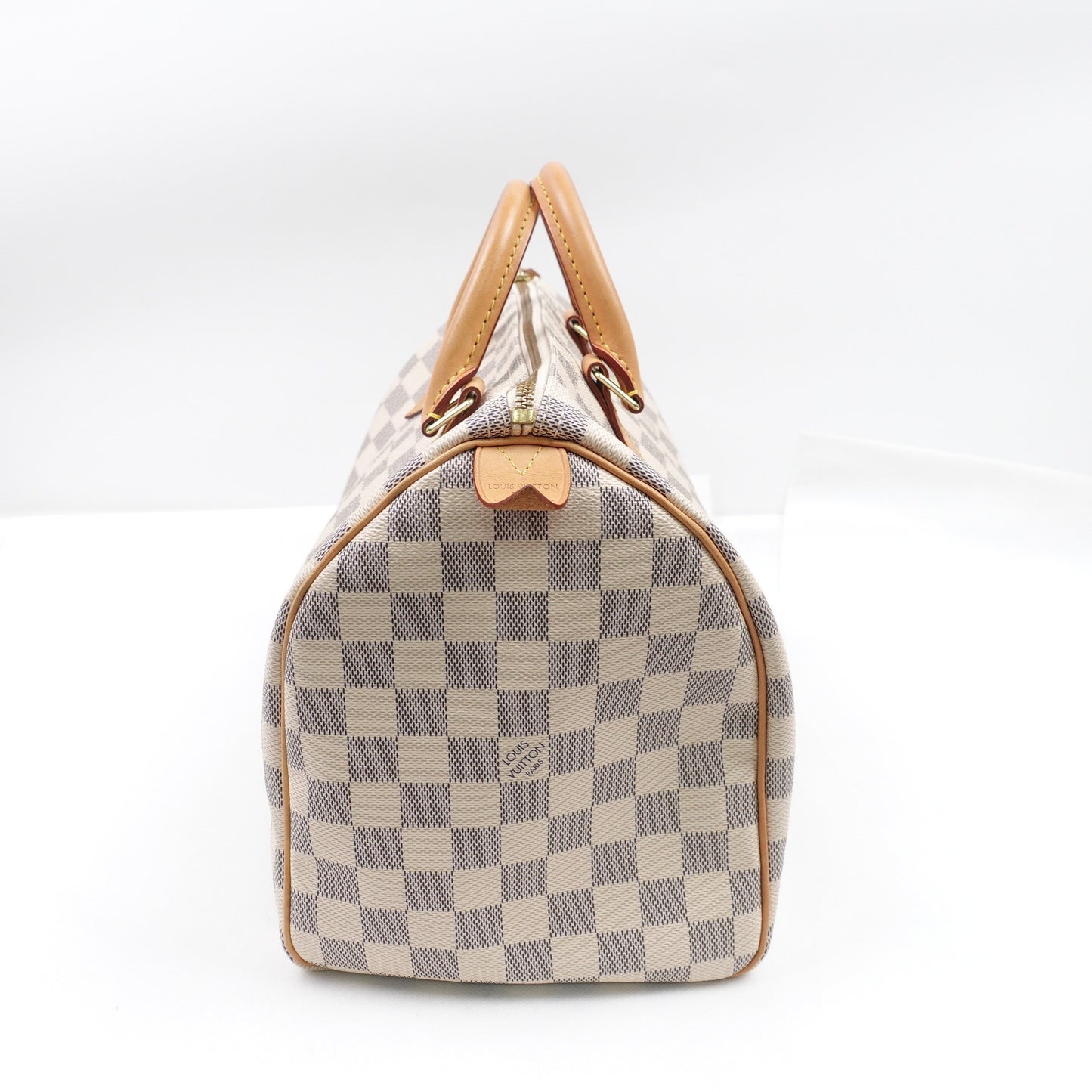 Pre-owned Louis Vuitton Speedy 30 Damier Azur Coated Canvas Handbag