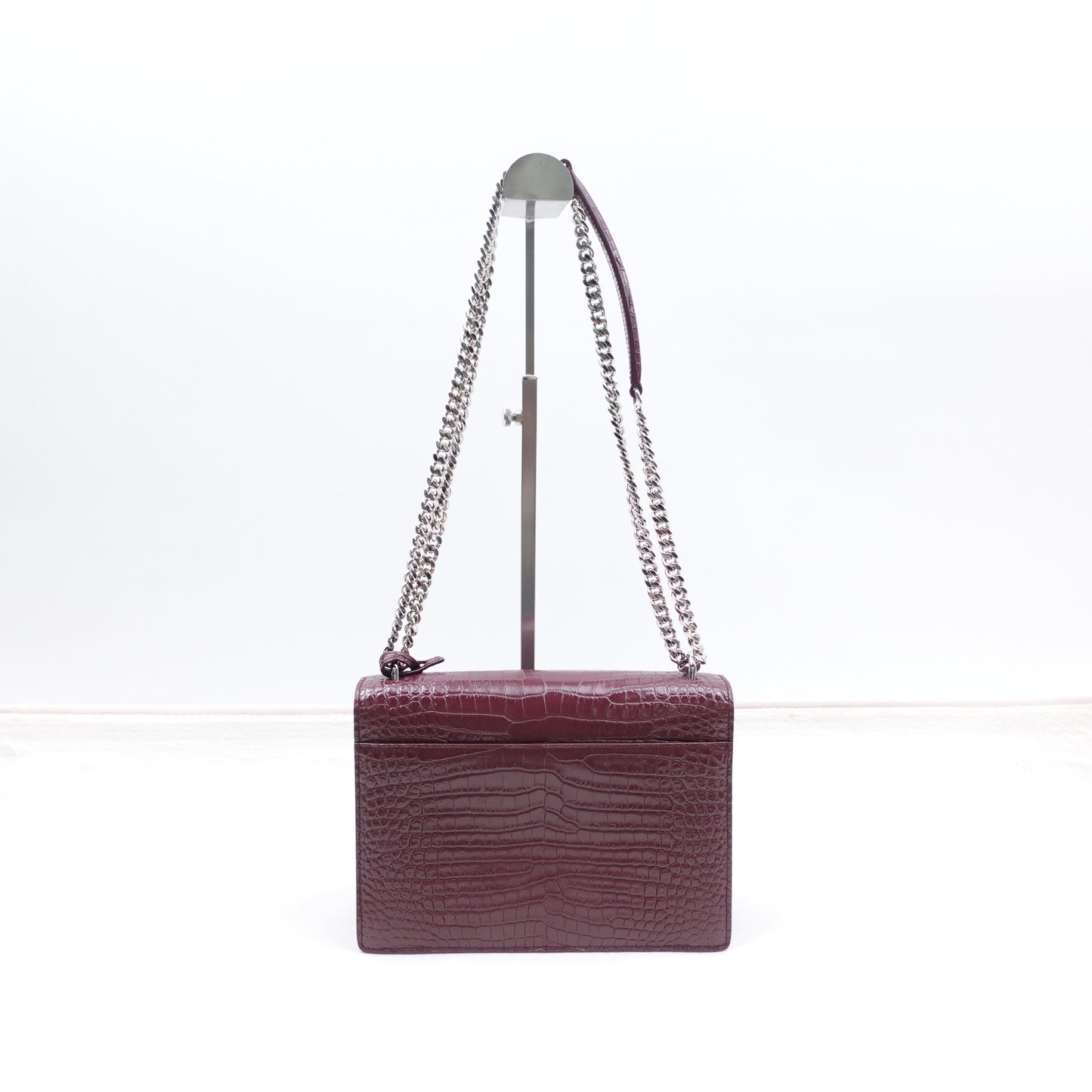 Pre-Owned YSL Sunset Red Leather Shoulder Bag