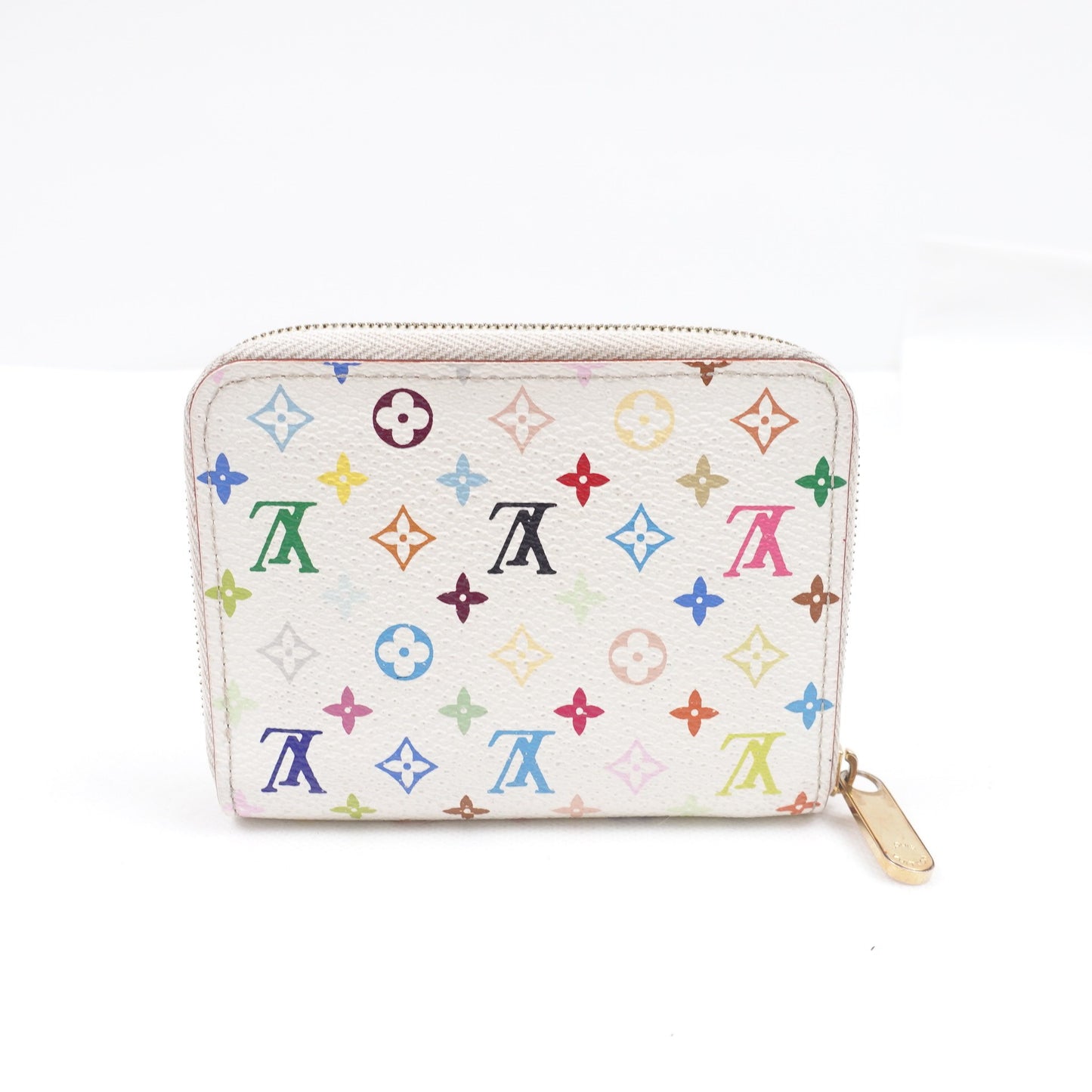 Pre-owned Louis Vuitton White Coated Canvas Wallet T10292092