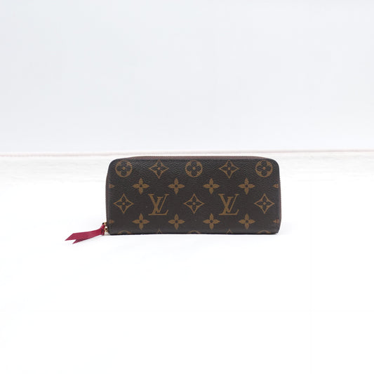 Pre-Owned Louis Vuitton Clemence Monogram Coated Canvas Wallet