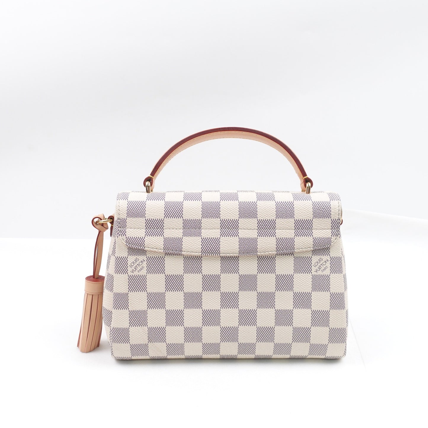 Pre-owned Louis Vuitton Croisette Damier Azur Coated Canvas Shoulder Bag T10311238