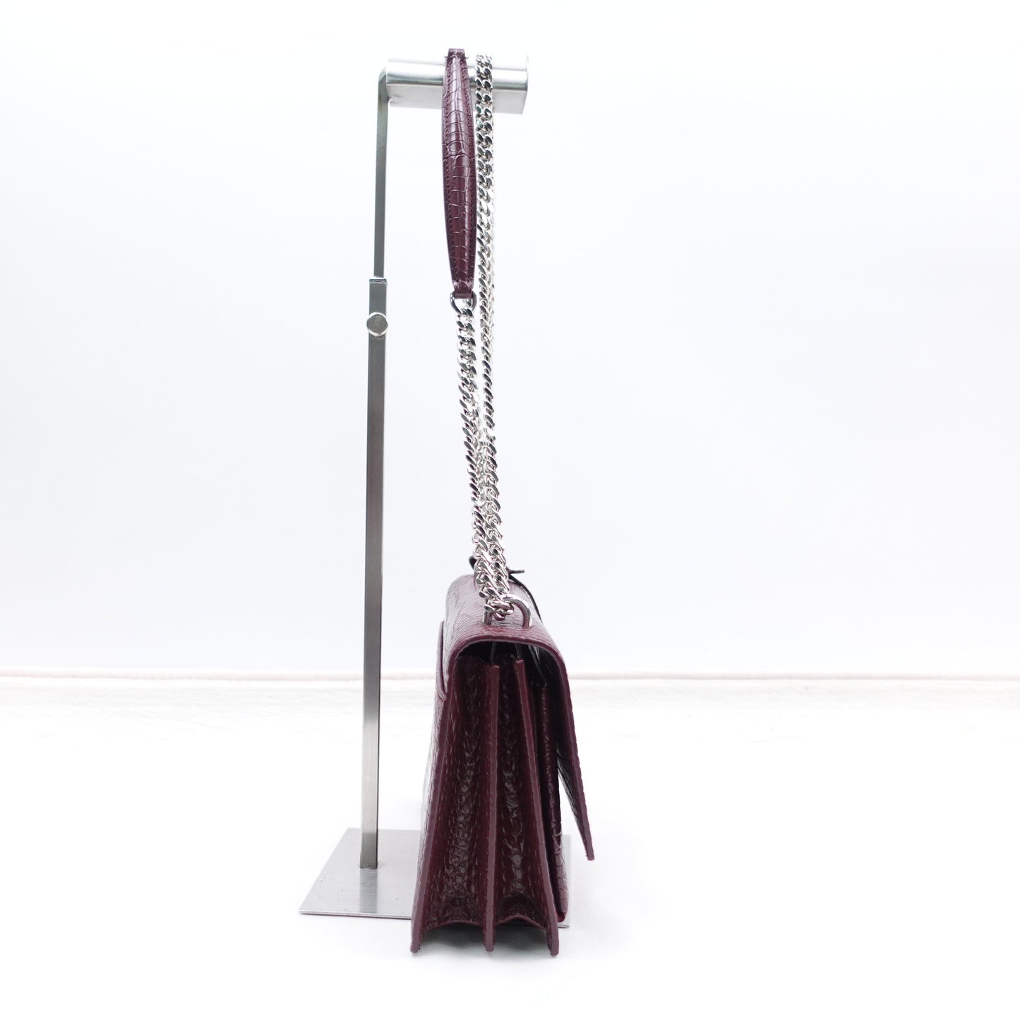 Pre-Owned YSL Sunset Red Leather Shoulder Bag