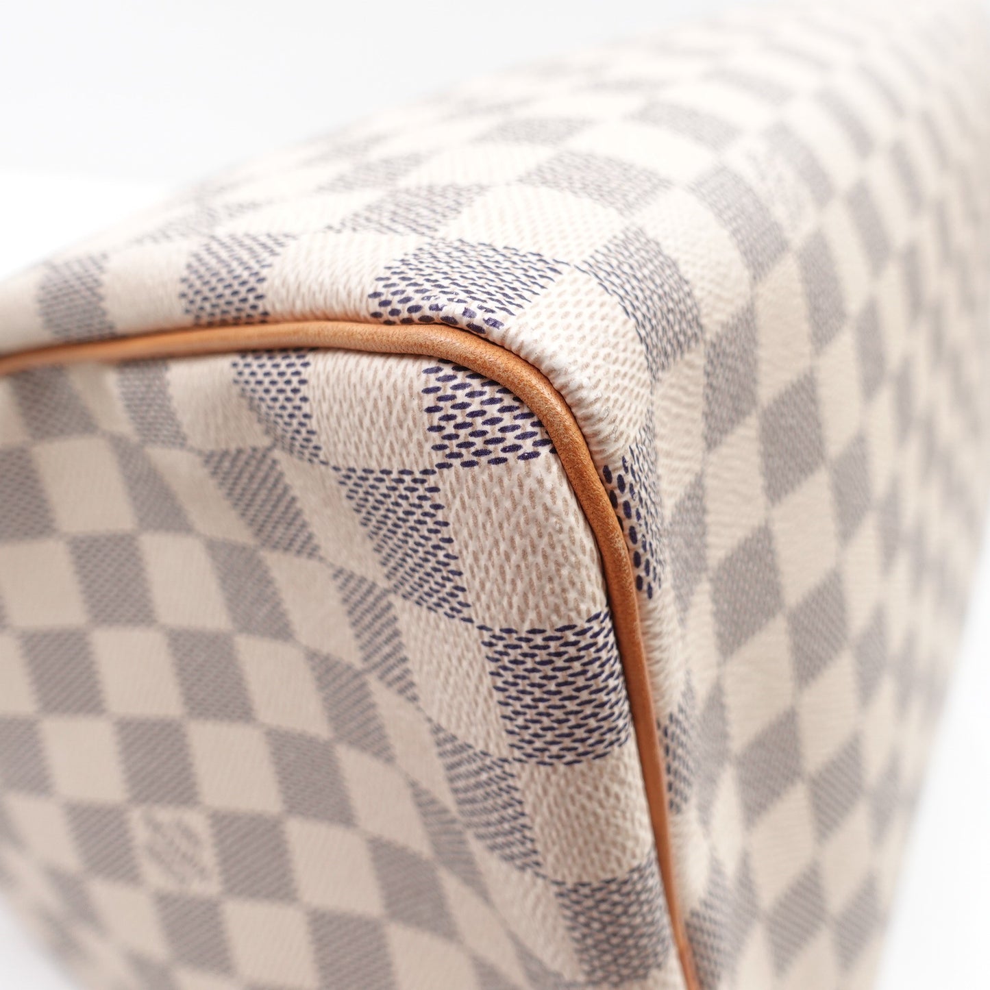 Pre-owned Louis Vuitton Speedy 30 Damier Azur Coated Canvas Handbag