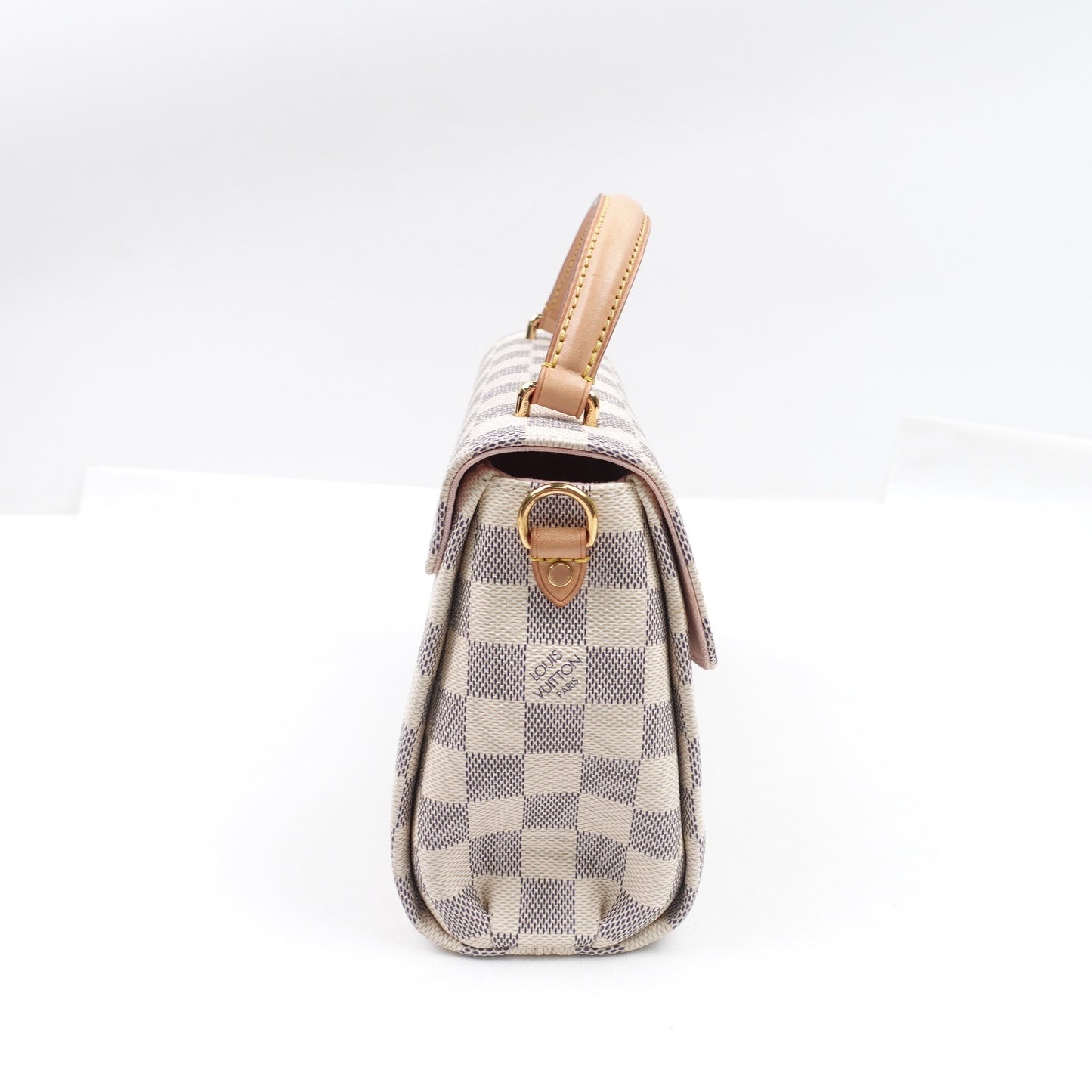 Pre-owned Louis Vuitton Croisette Damier Azur Coated Canvas Shoulder Bag T10311238