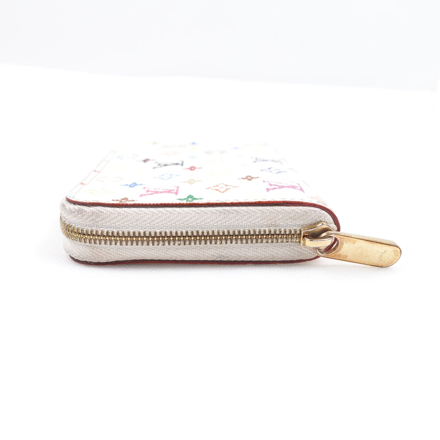 Pre-owned Louis Vuitton White Coated Canvas Wallet T10292092