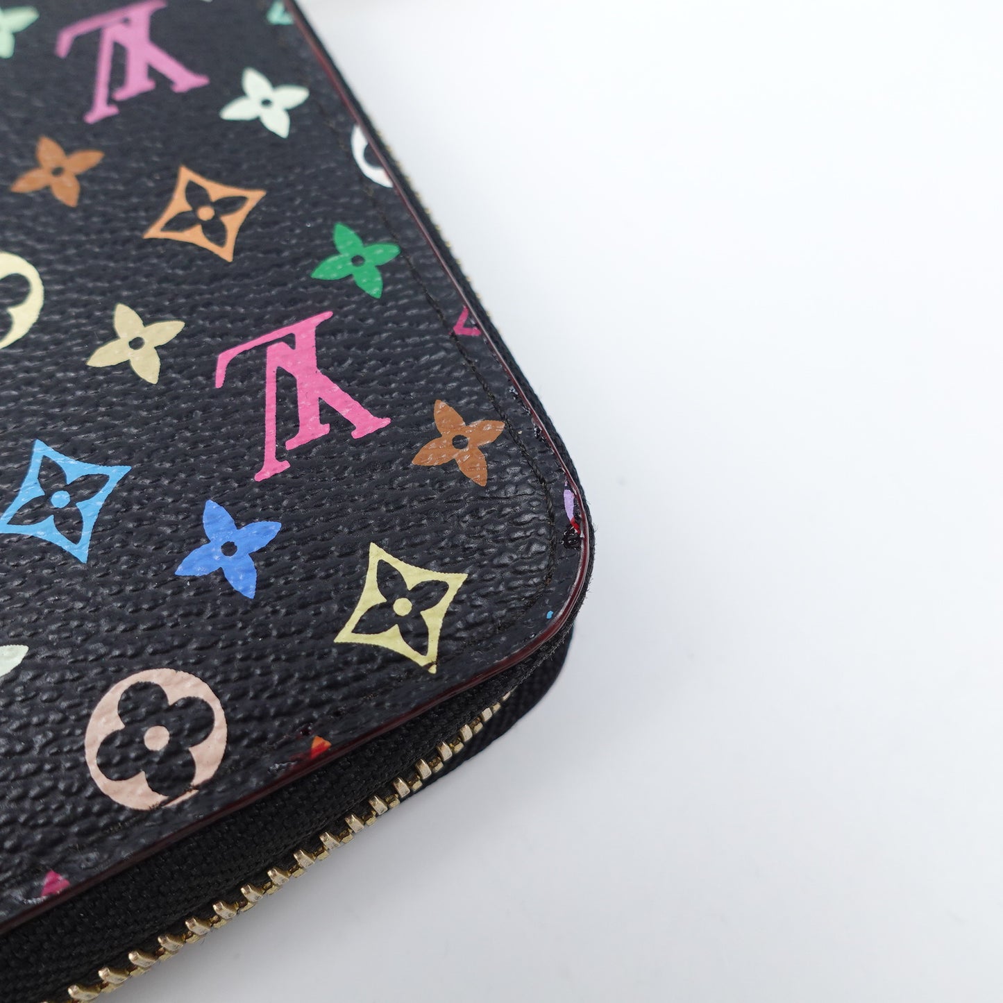 Pre-Owned Louis Vuitton Multicolored Murakami Nor Zippy Wallet