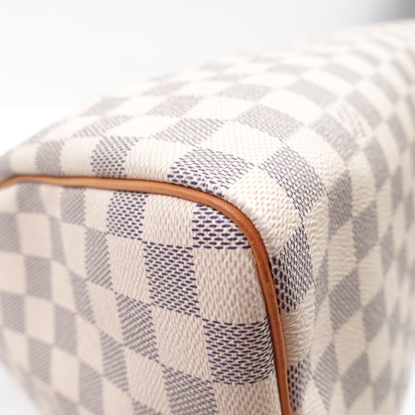 Pre-owned Louis Vuitton Speedy 30 Damier Azur Coated Canvas Handbag