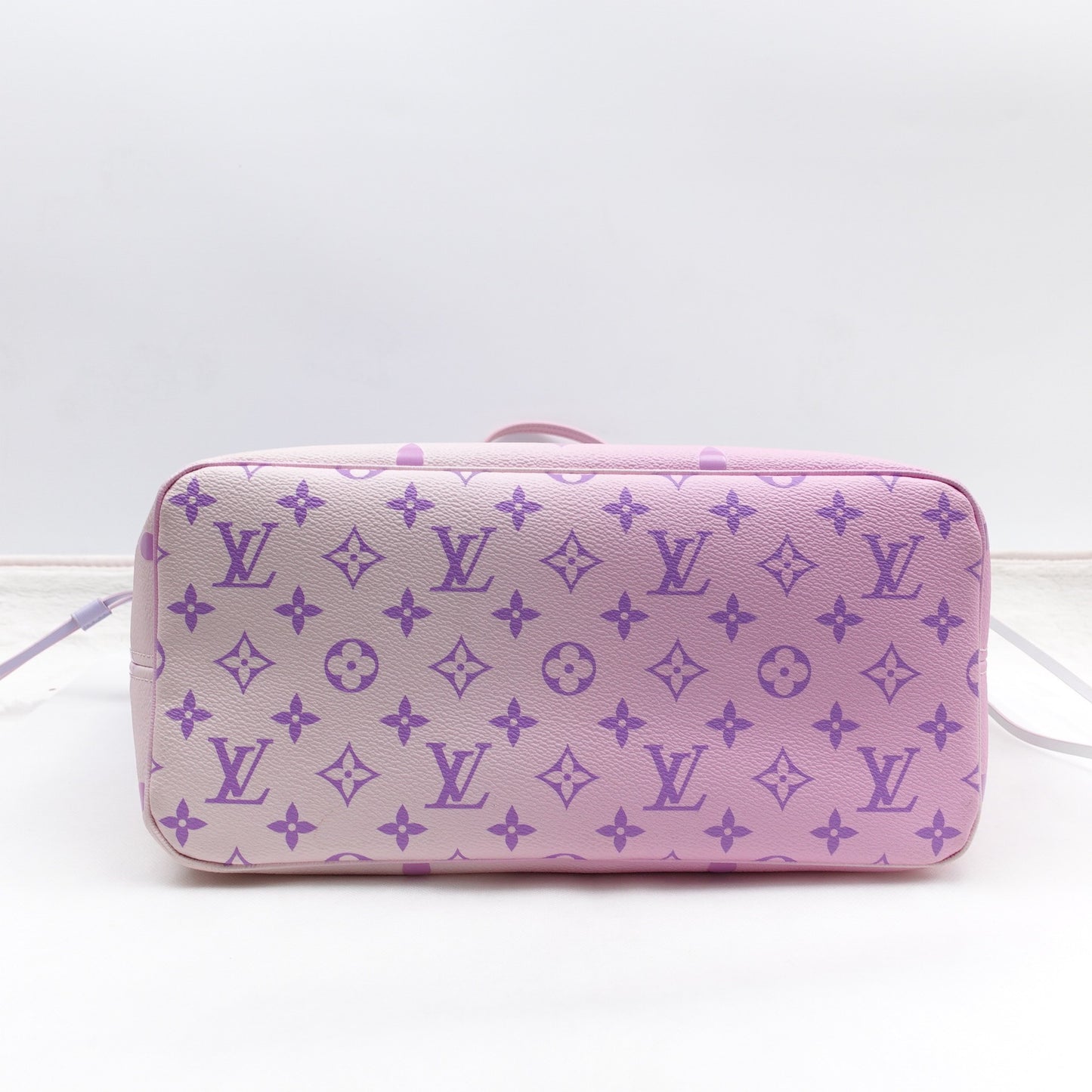 Pre-owned Louis Vuitton Neverfull Gradient Multicolor Calfskin Tote Bag