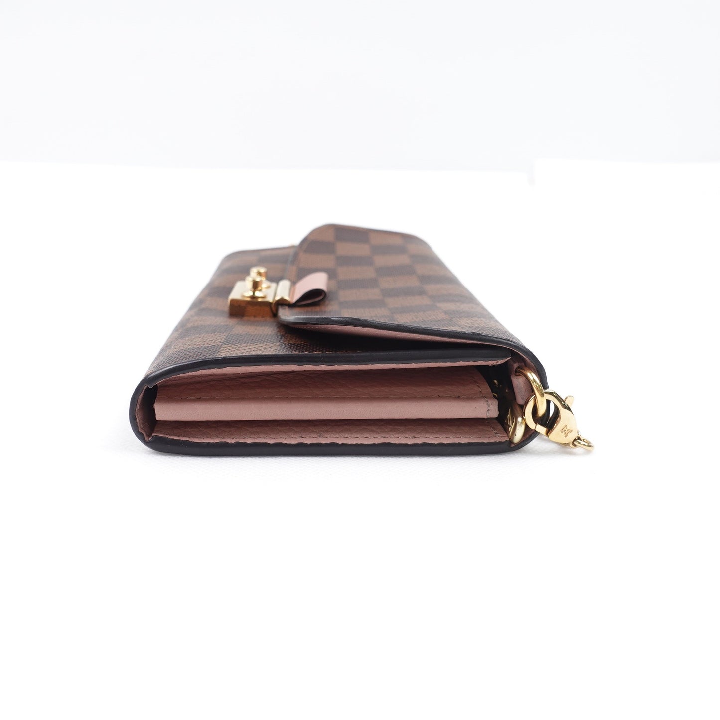 Pre-owned Louis Vuitton Croisette Damier Ebene Coated Canvas Shoulder Bag