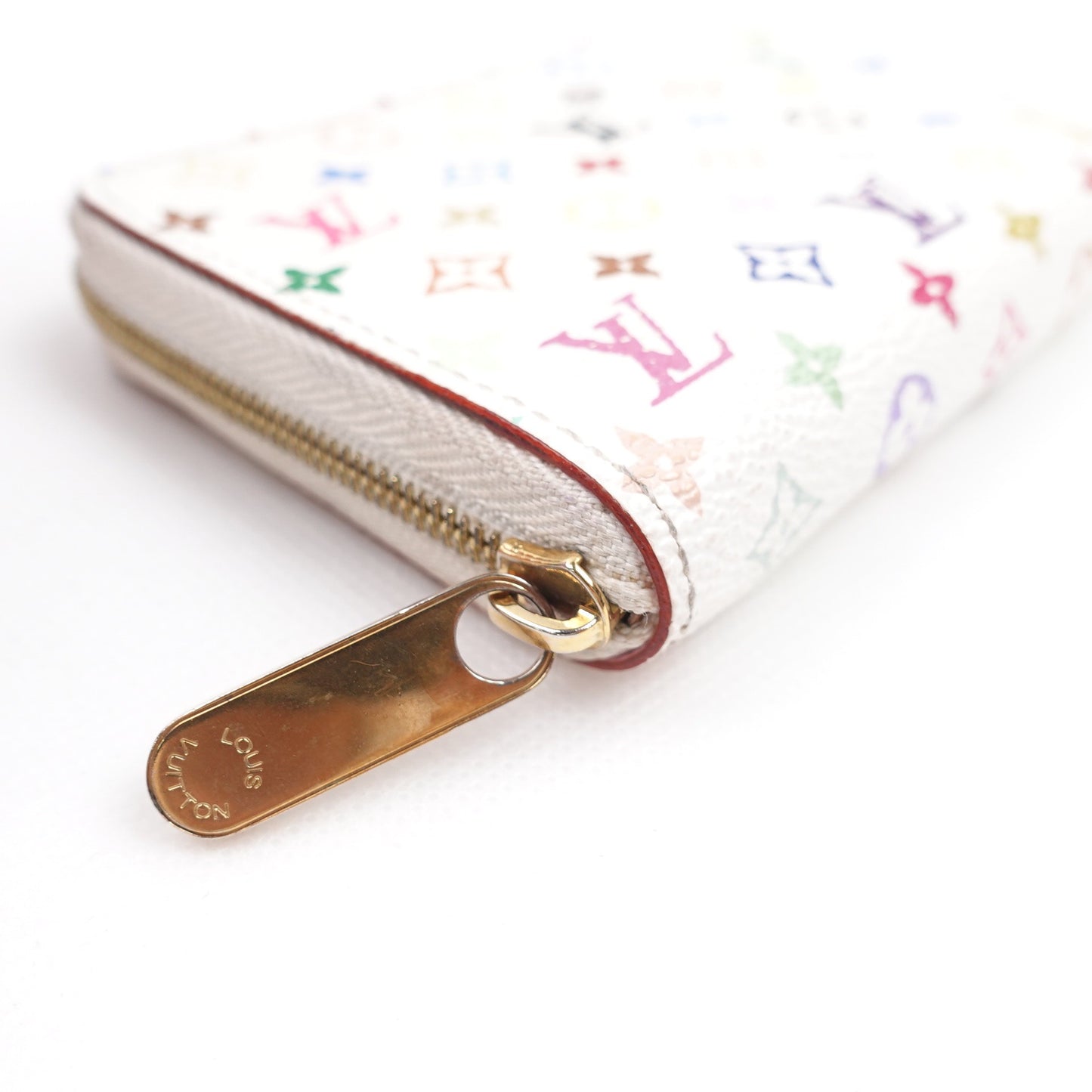 Pre-owned Louis Vuitton White Coated Canvas Wallet T10292092