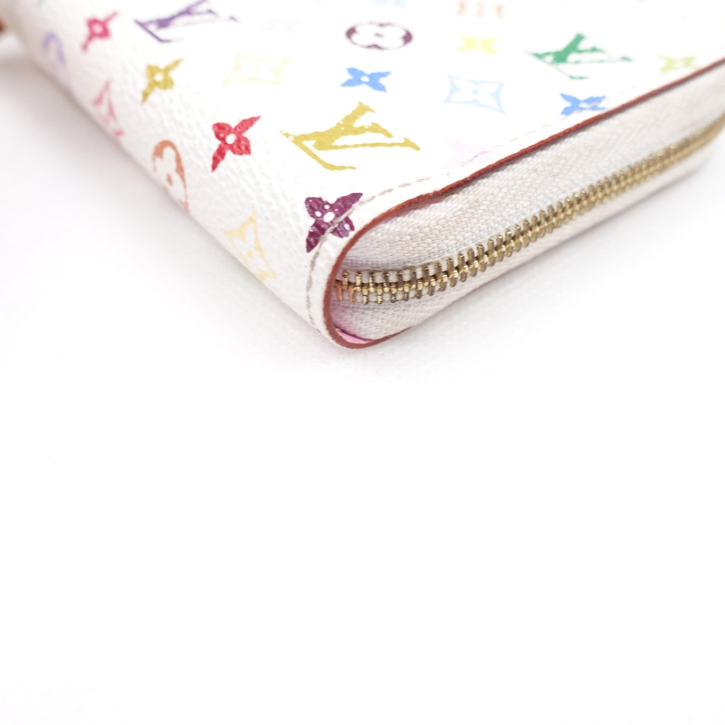 Pre-owned Louis Vuitton White Coated Canvas Wallet T10292092