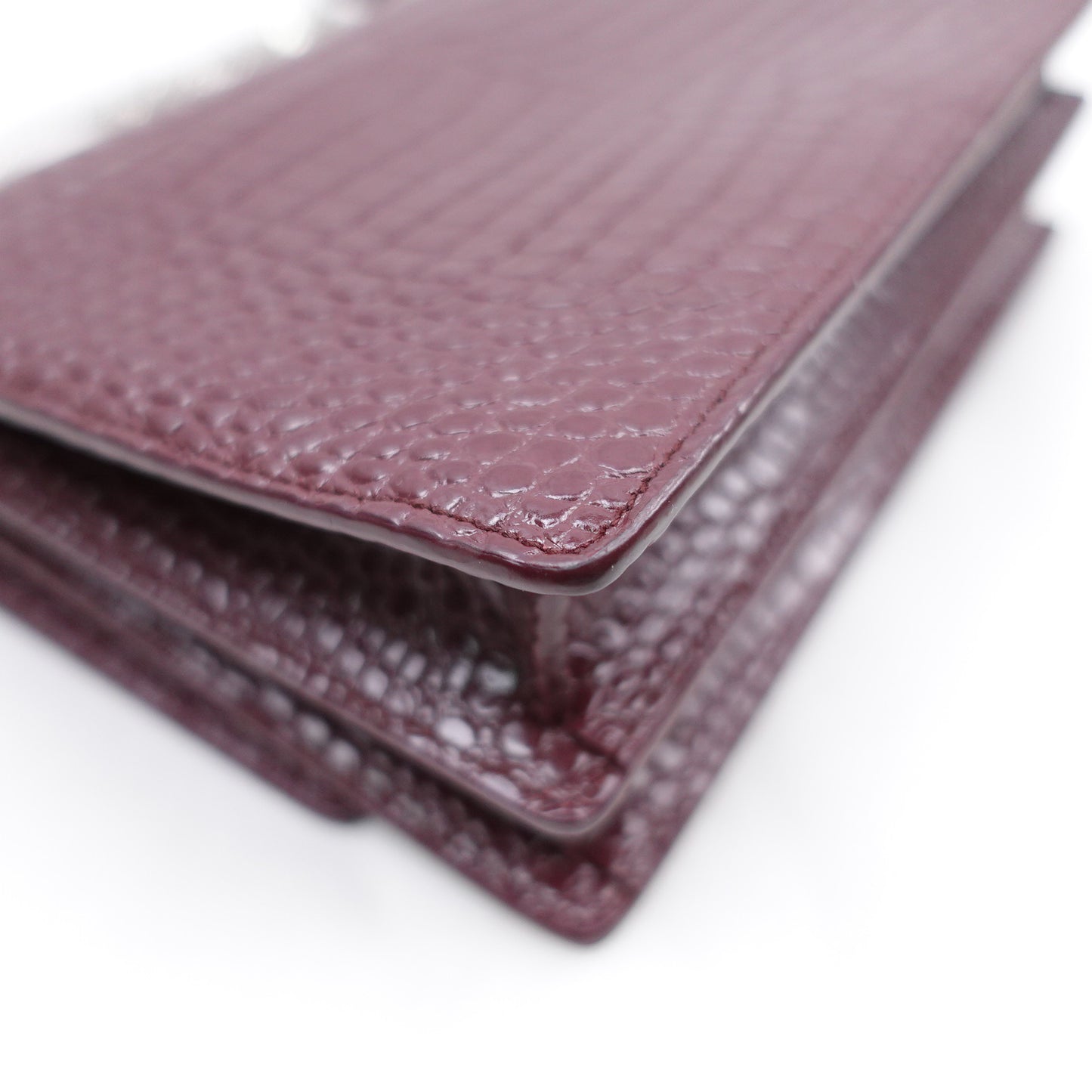 Pre-Owned YSL Sunset Red Leather Shoulder Bag